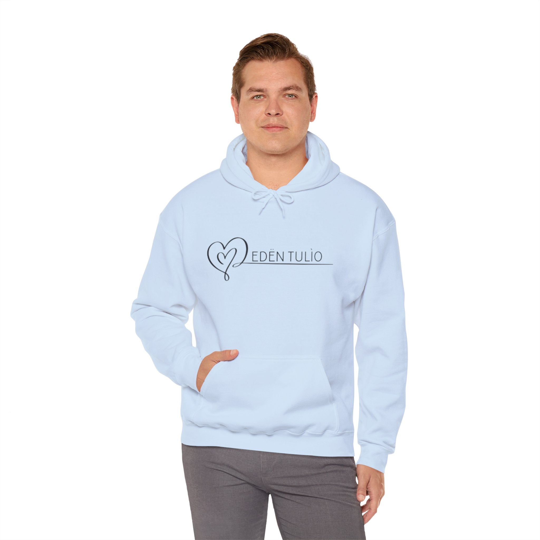 Sweat-shirt à Capuche Unisexe signature Eden Tulio - Mélange Coton/Polyester, Confort, Style et Personnalisable