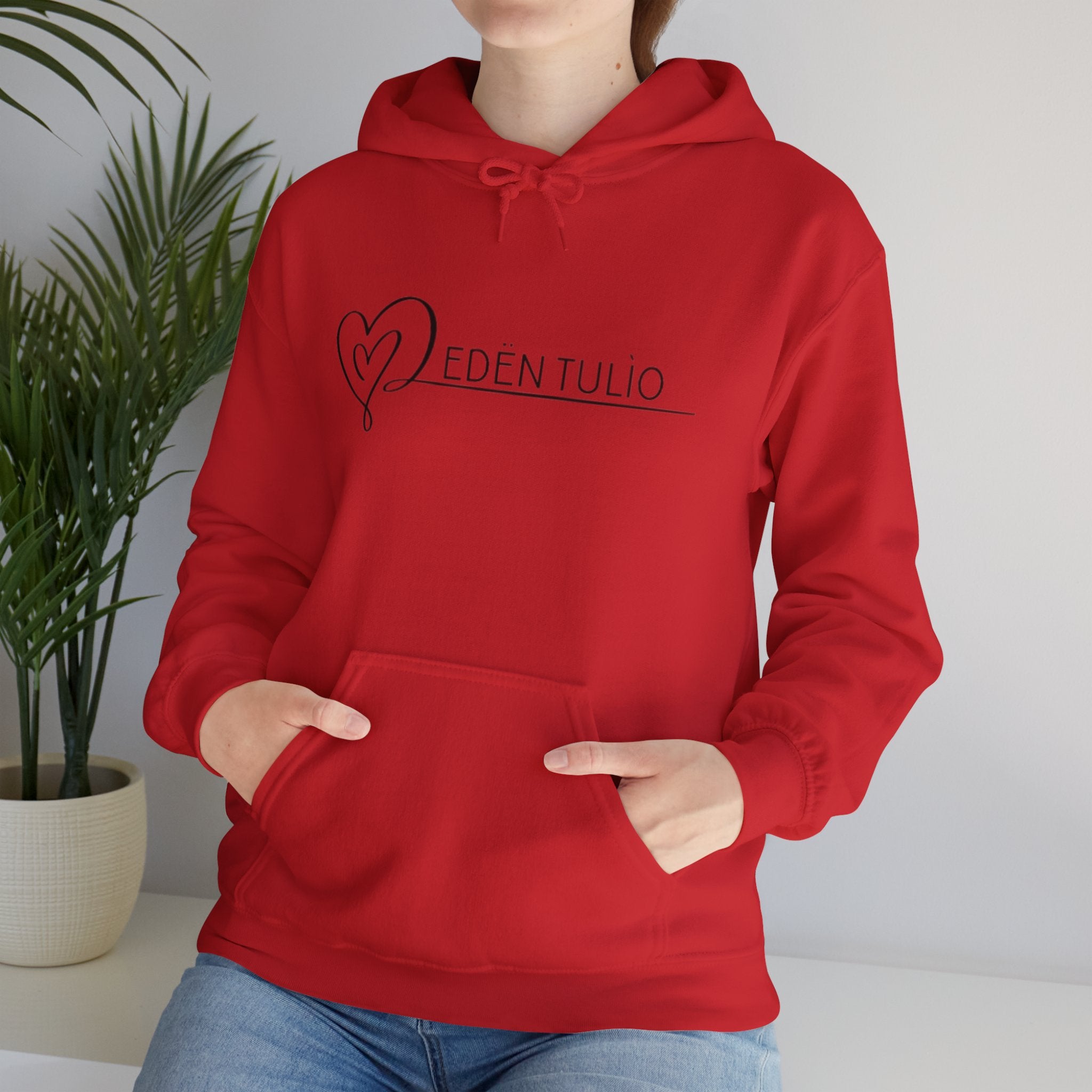 Sweat-shirt à Capuche Unisexe signature Eden Tulio - Mélange Coton/Polyester, Confort, Style et Personnalisable