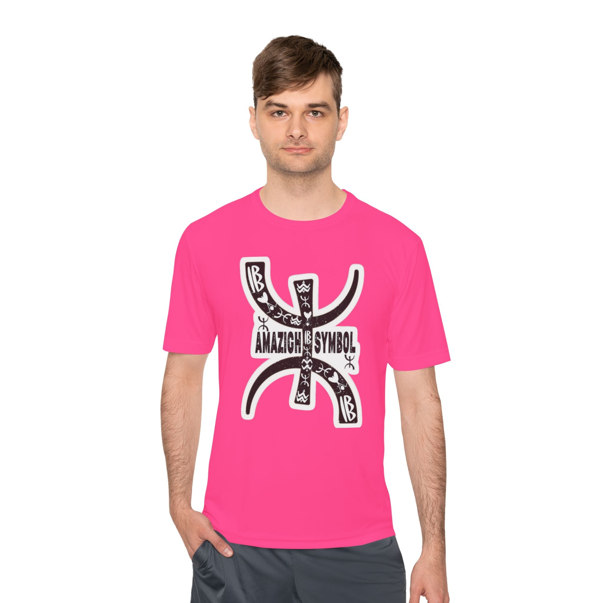 Amazigh Symbol Athletic Tee - Gift for Adventurers