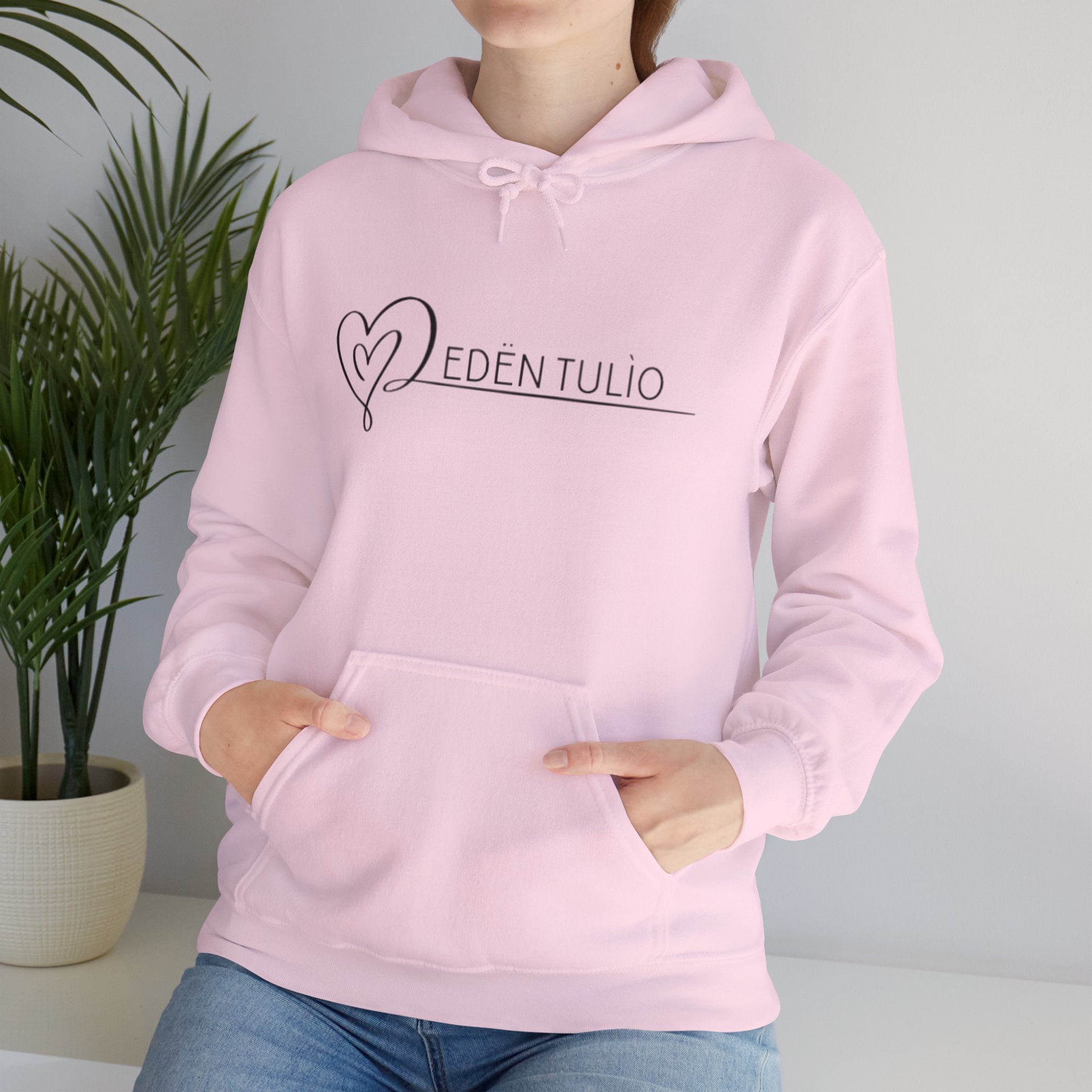 Sweat-shirt à Capuche Unisexe signature Eden Tulio - Mélange Coton/Polyester, Confort, Style et Personnalisable