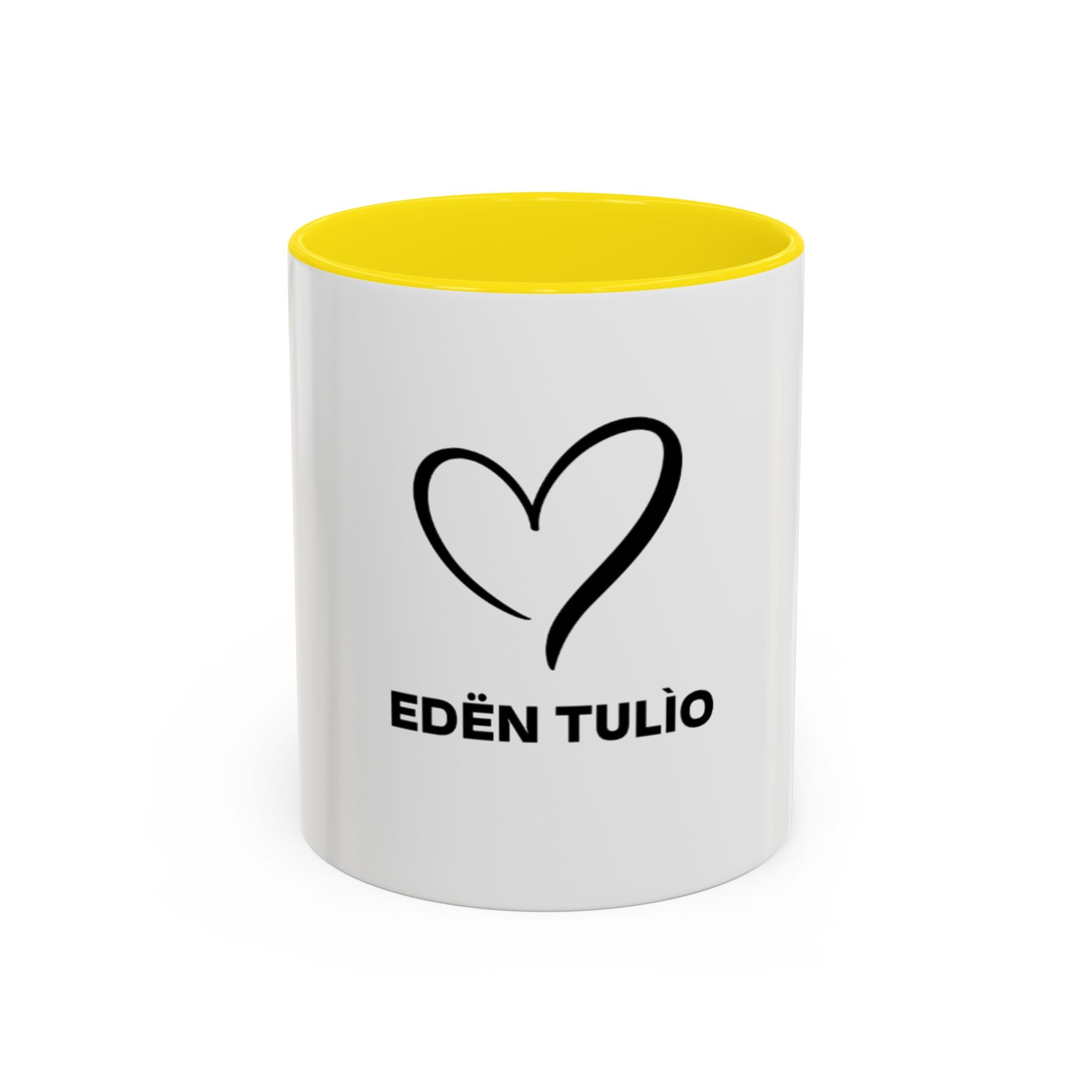 Tasse en Céramique Accentuée EDEN TULIO - 11 oz & 15 oz, Poignée Ergonomique, Sans Plomb & BPA