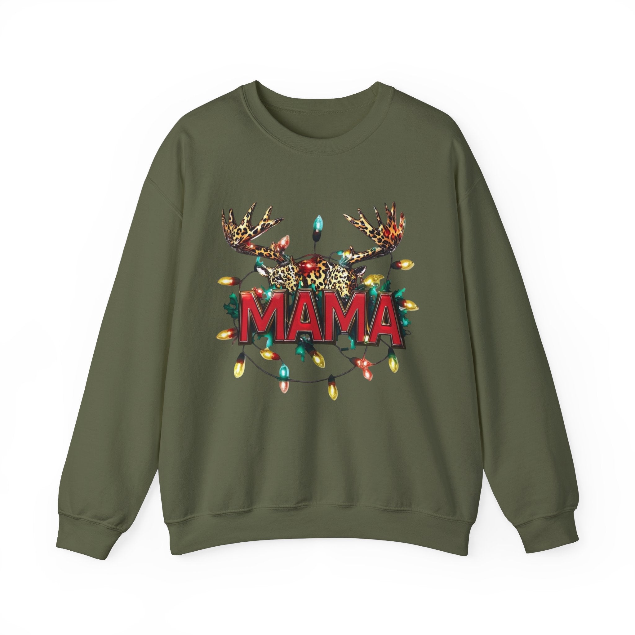 Sweat-shirt de Noël, pull de Noël, pull ras du cou de maman de Noël, sweat-shirt mama de Noël, sweat-shirt d&