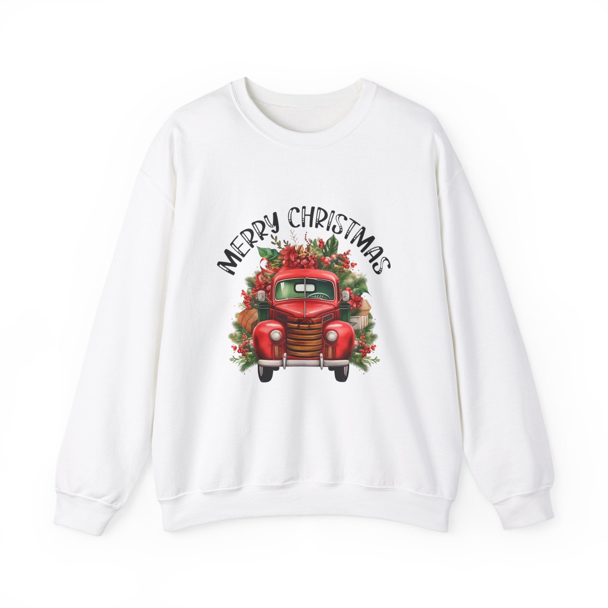Sweat-shirt de Noël, pull de Noël, pull ras du cou de Noël, sweat-shirt merry christmas de Noël, sweat-shirt d&