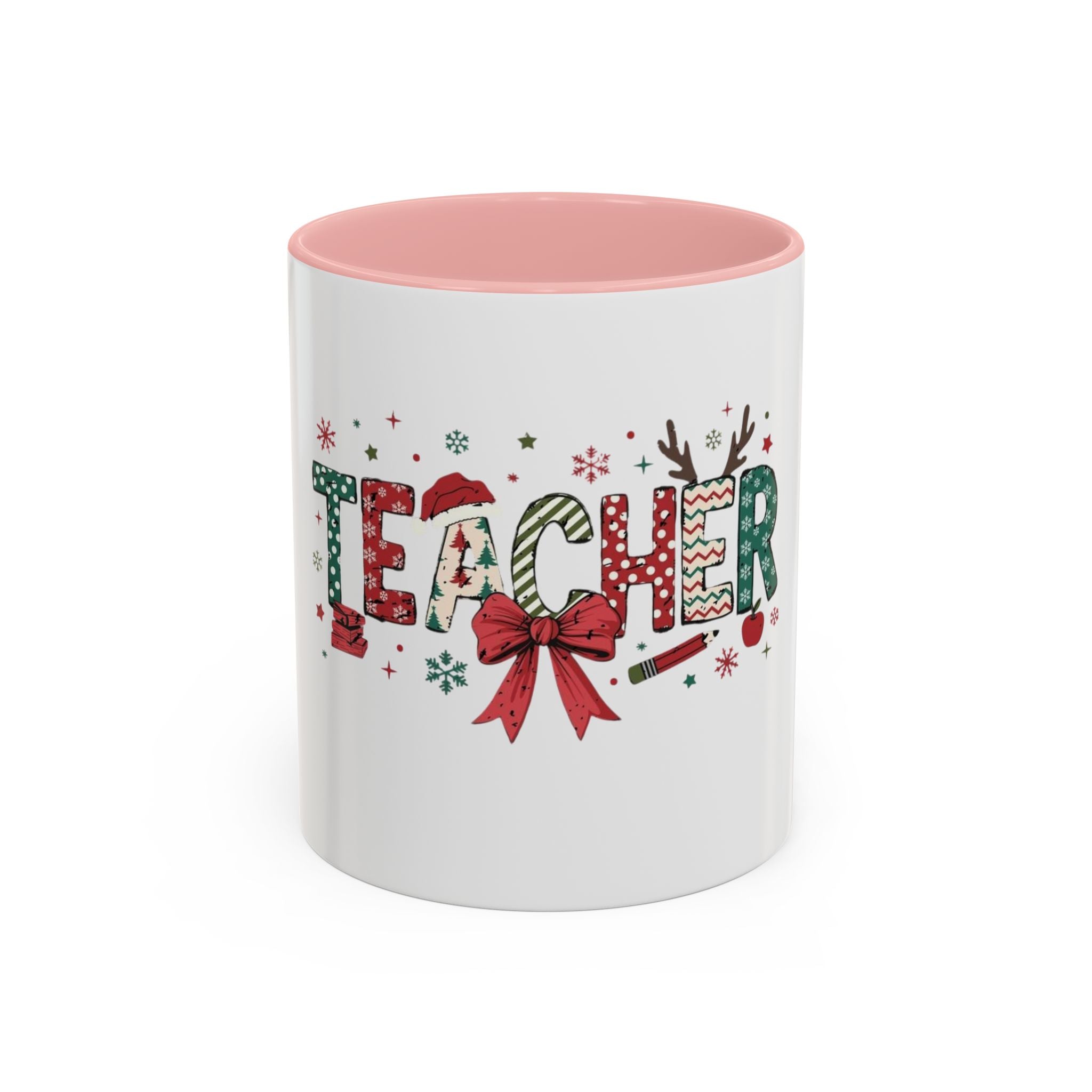 Tasse de Noël teacher en ceramic , Mug (11, 15oz)