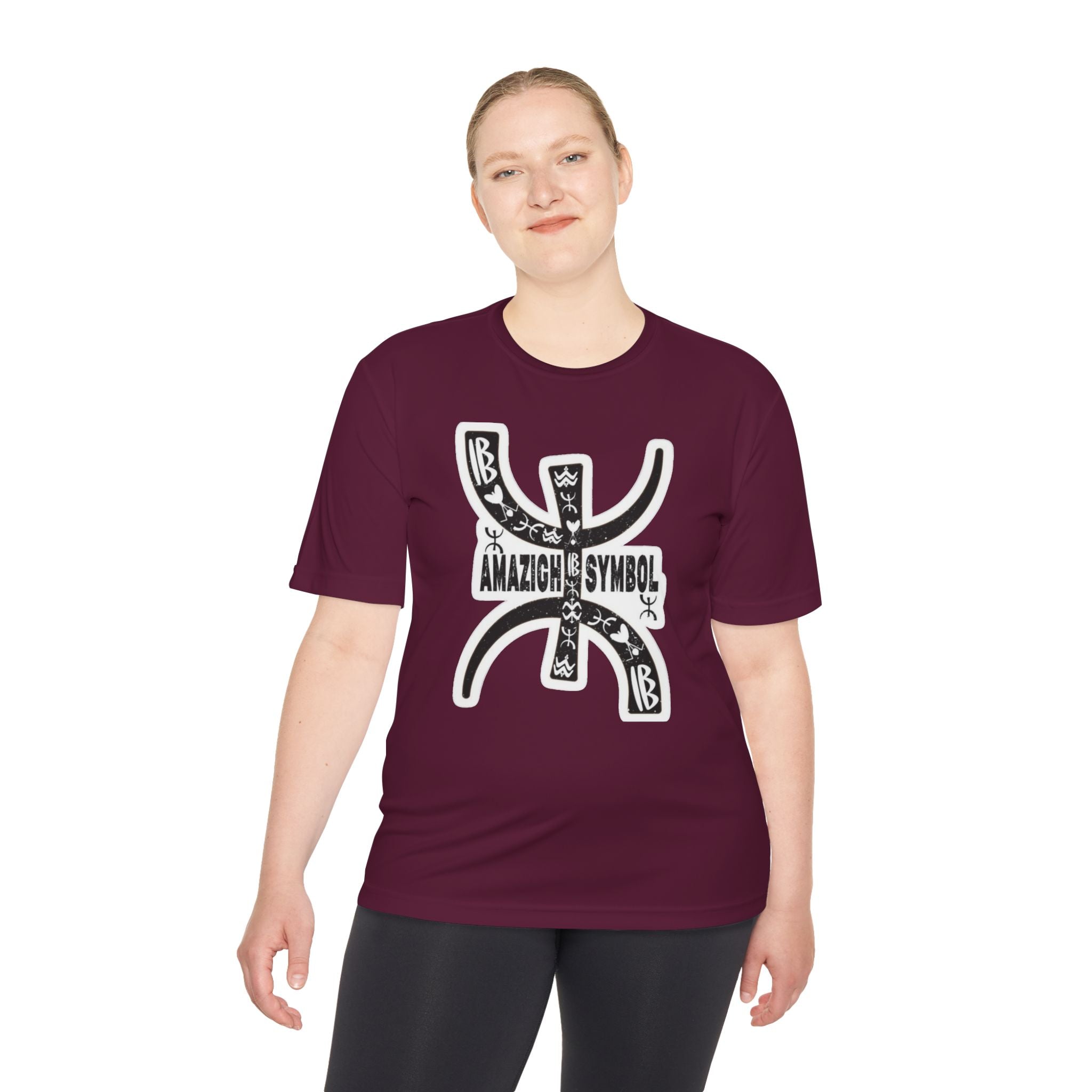 Amazigh Symbol Athletic Tee - Gift for Adventurers