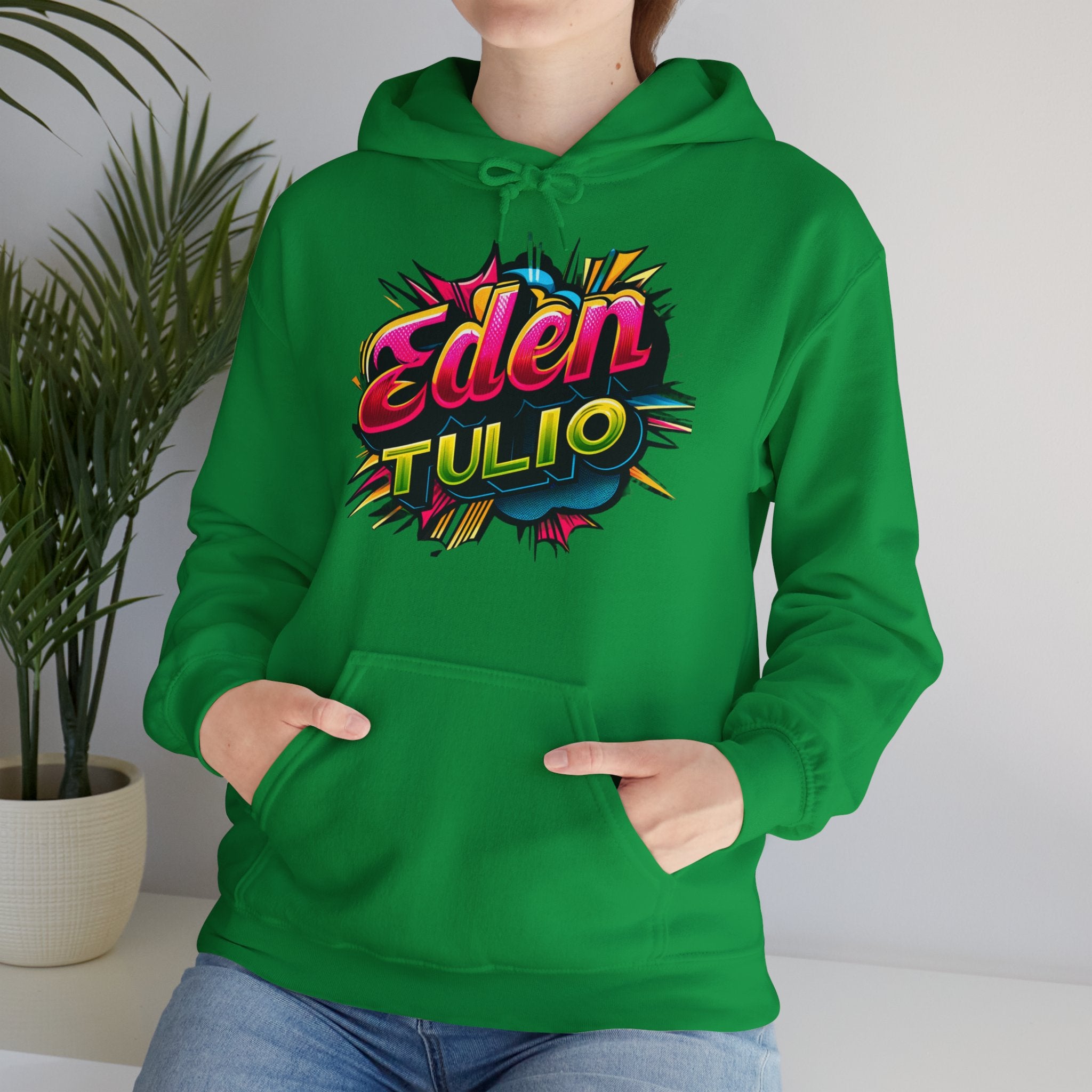 Sweat-shirt à Capuche Éthique Eden Tulio - Coton Américain, Polyester Durable et Broderie Personnalisée