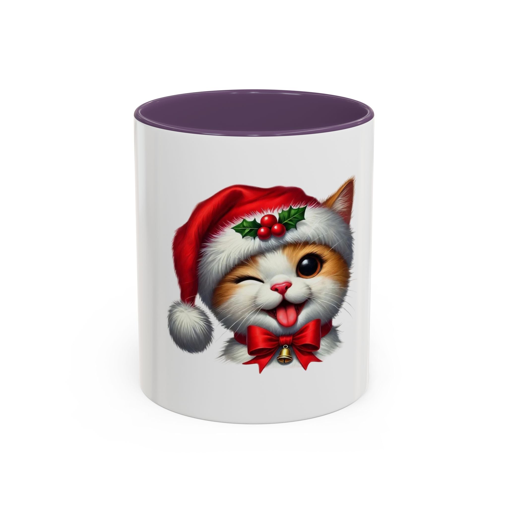 Tasse en Céramique Accentuée chaton - 11 oz & 15 oz, Poignée Ergonomique, Sans Plomb & BPA
