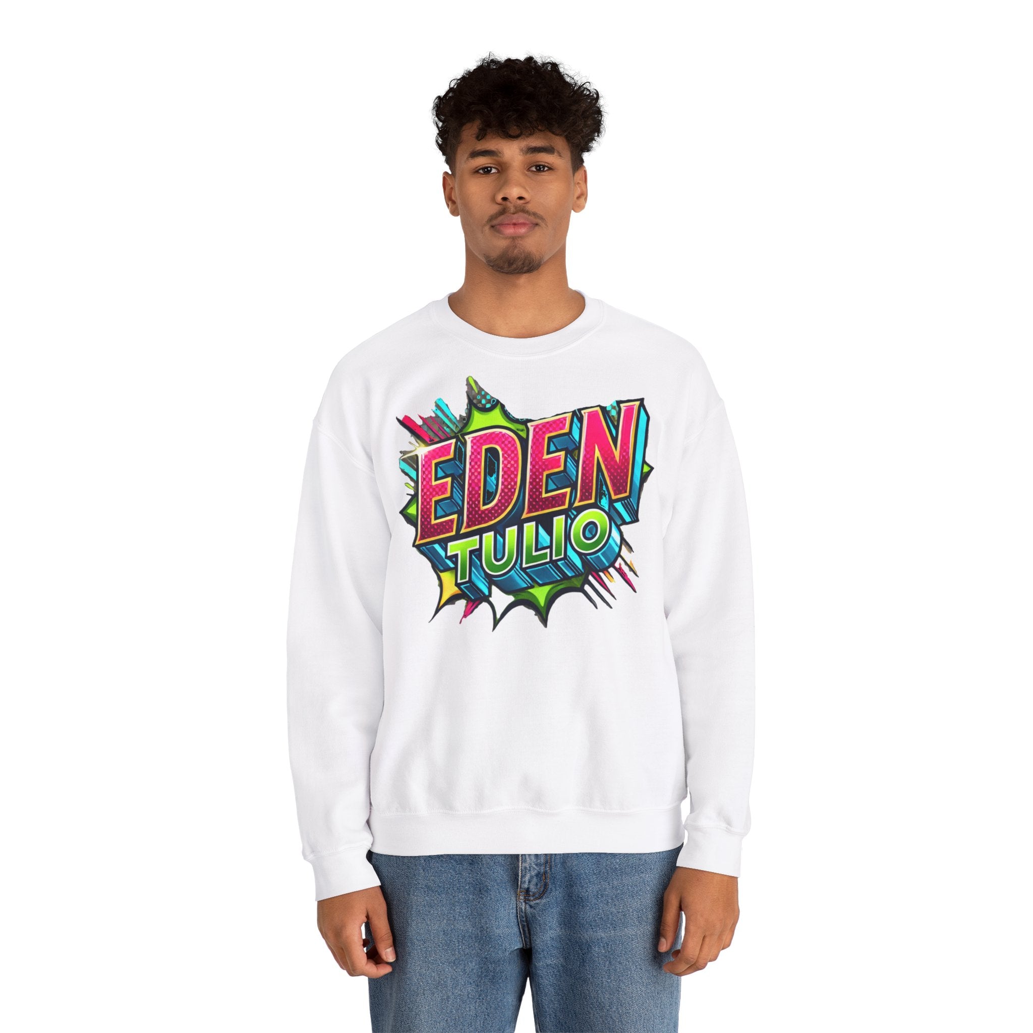 sweat-shirt ras du cou Gildan, fabriqué en mélange épais de coton et polyester US