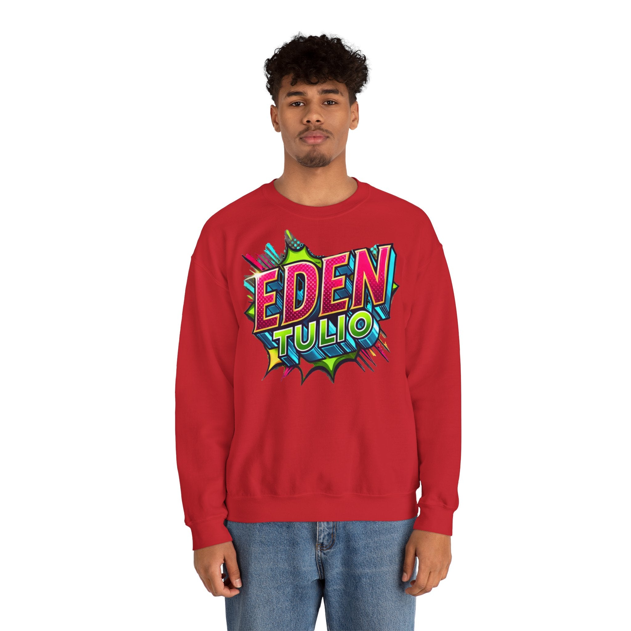 sweat-shirt ras du cou Gildan, fabriqué en mélange épais de coton et polyester US