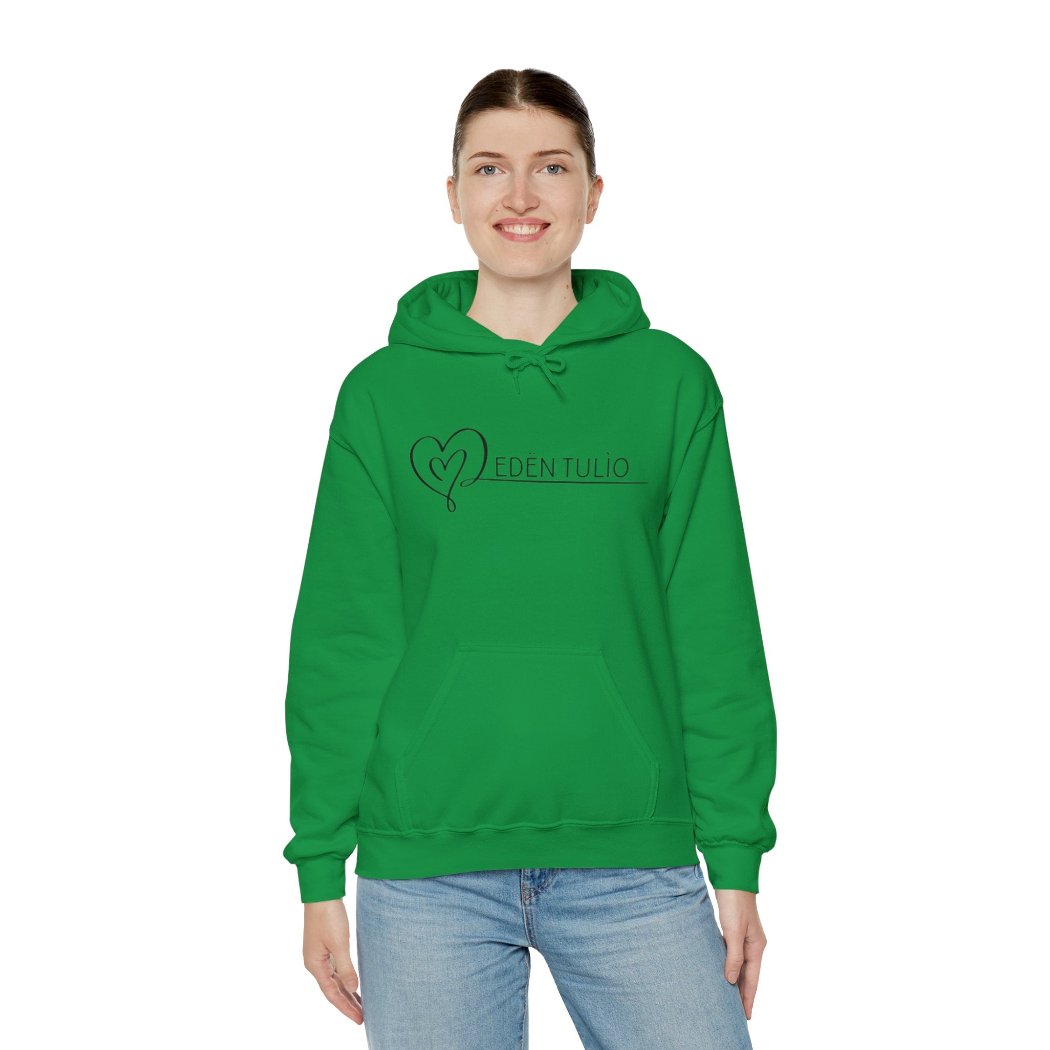 Sweat-shirt à Capuche Unisexe signature Eden Tulio - Mélange Coton/Polyester, Confort, Style et Personnalisable