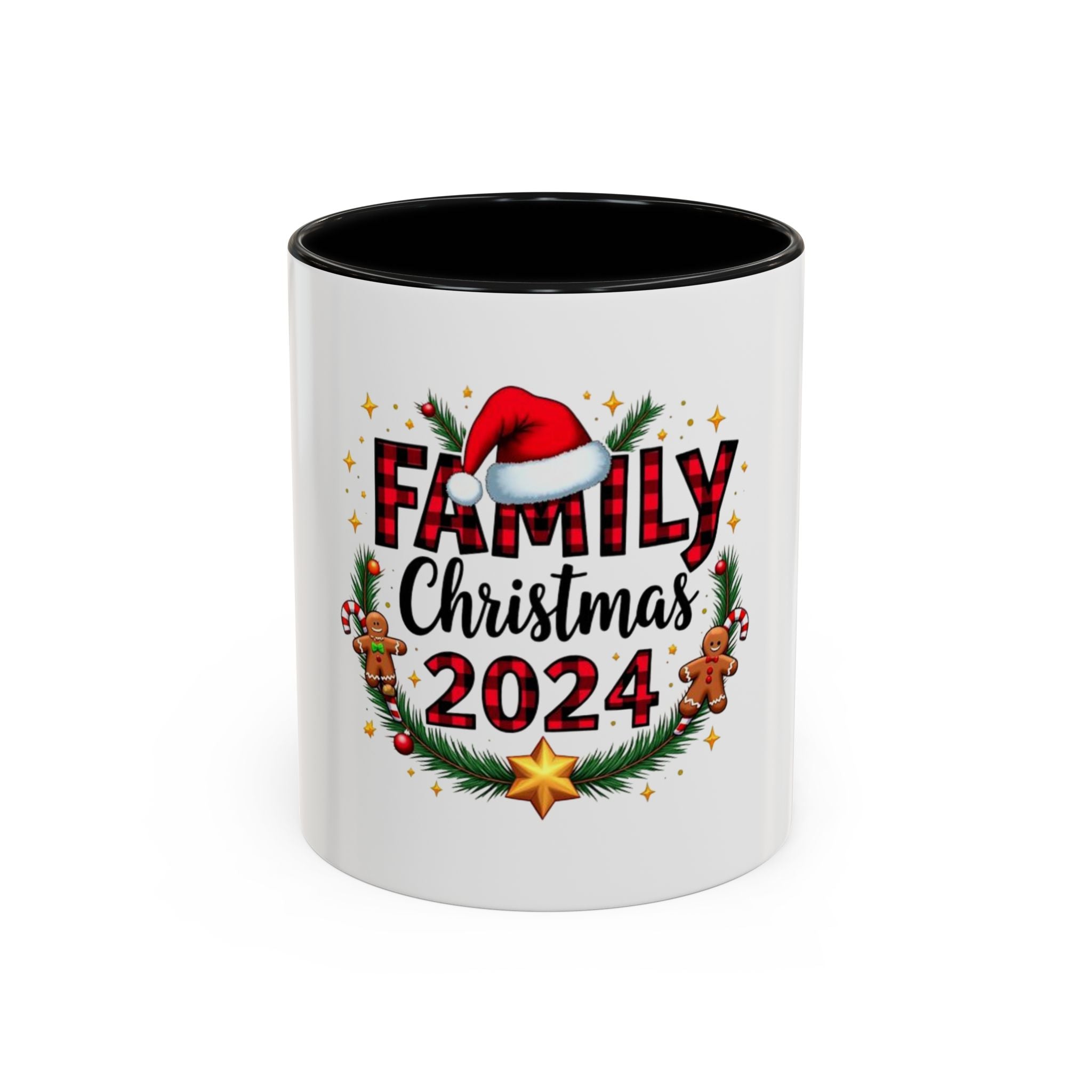 Tasse en Céramique Accentuée famille - 11 oz & 15 oz, Poignée Ergonomique, Sans Plomb & BPA