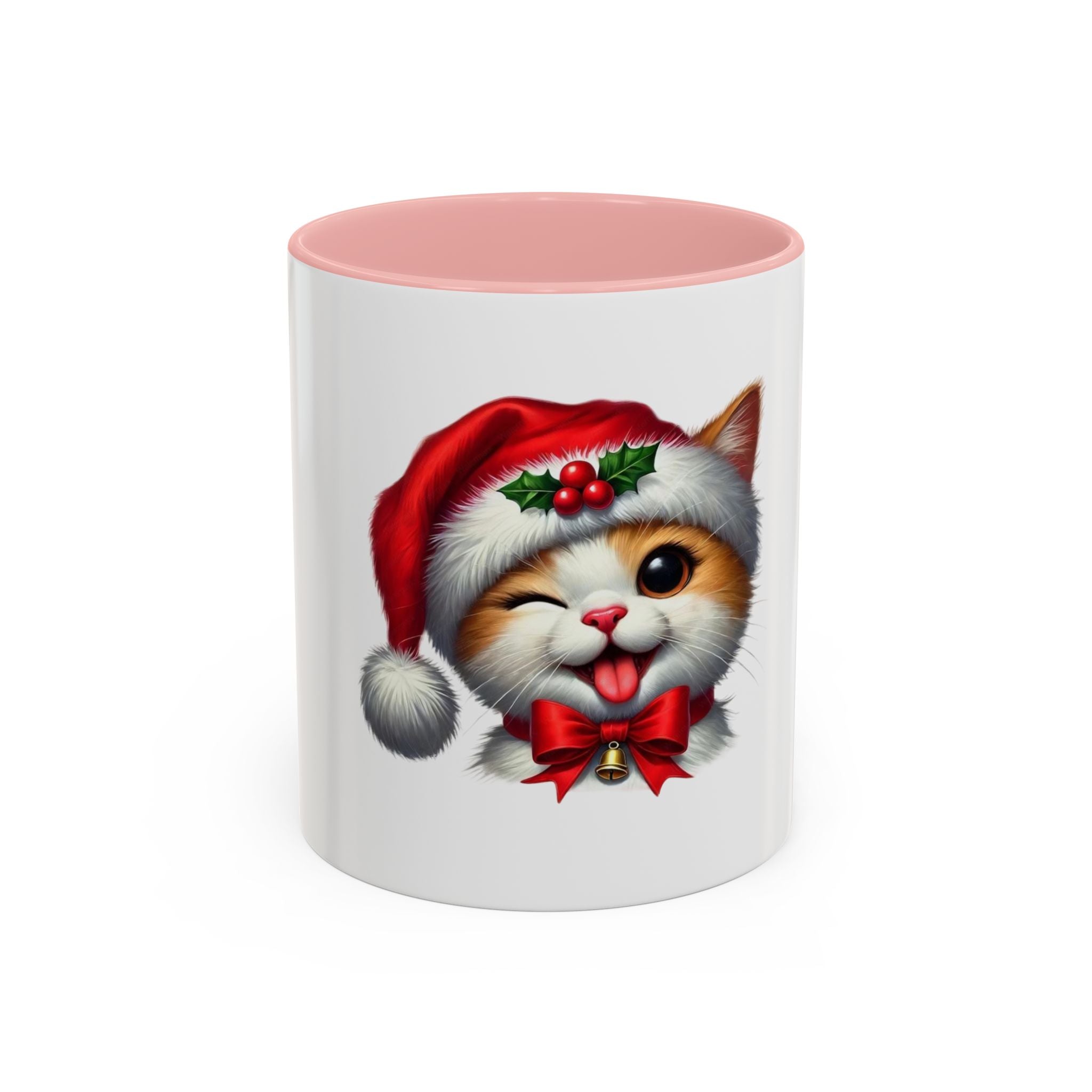 Tasse en Céramique Accentuée chaton - 11 oz & 15 oz, Poignée Ergonomique, Sans Plomb & BPA