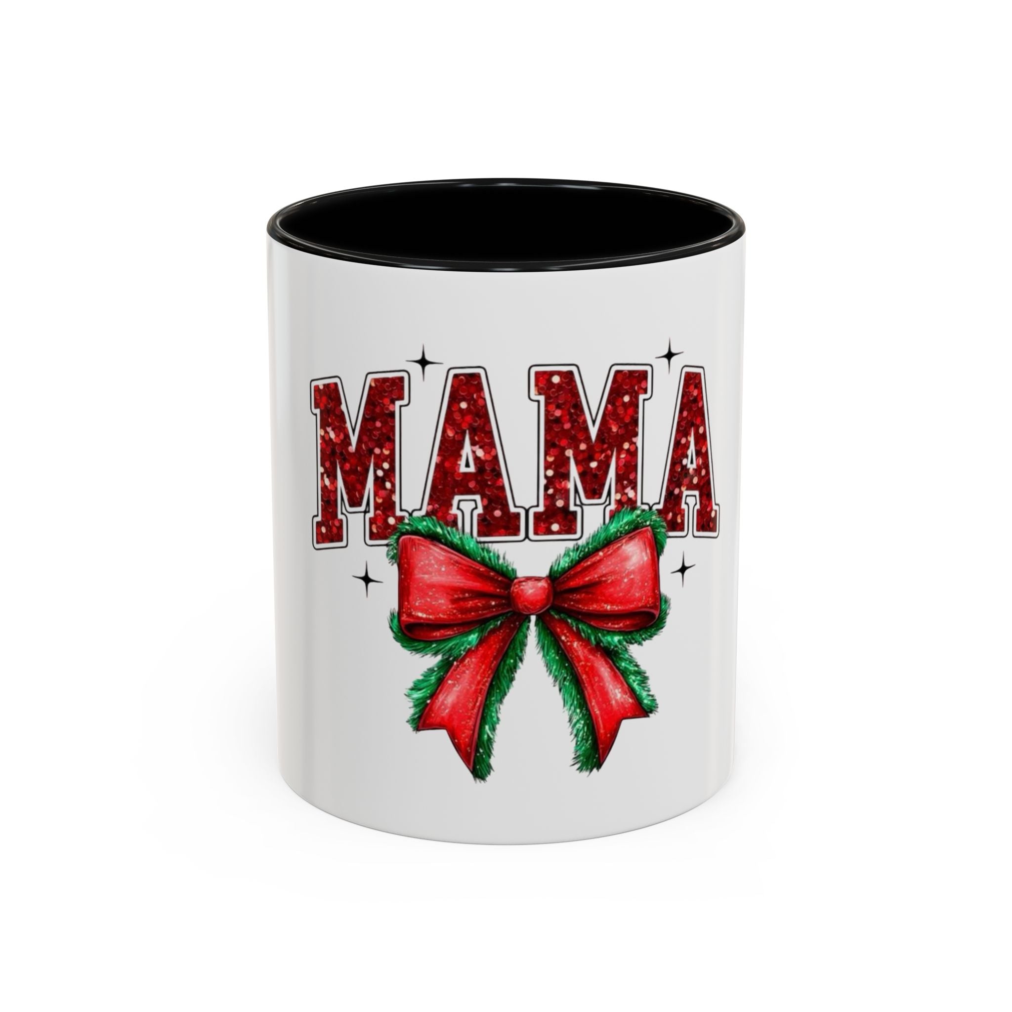 Tasse en Céramique Accentuée Mama - 11 oz & 15 oz, Poignée Ergonomique, Sans Plomb & BPA