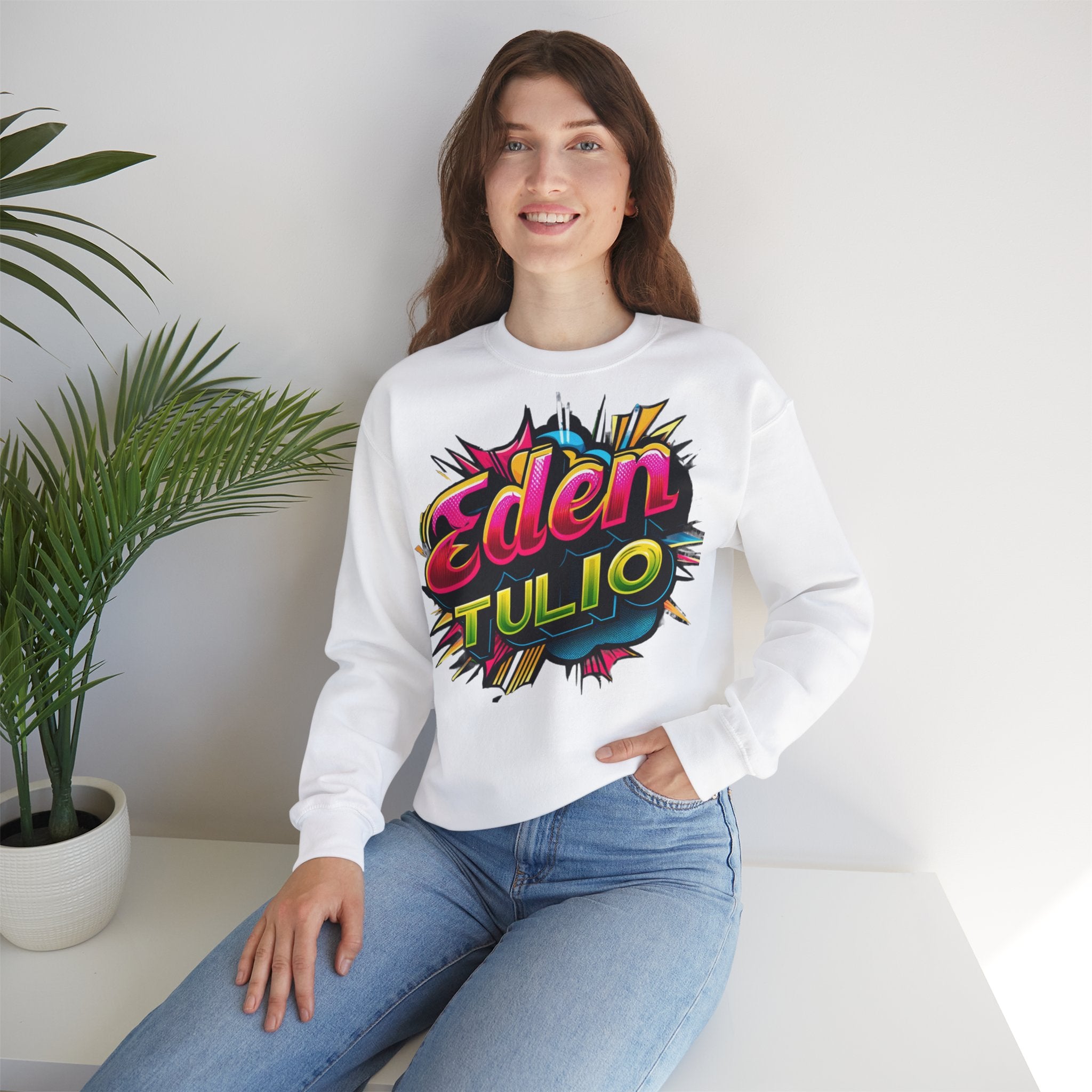 Sweat-shirt Ras du Cou Unisexe Gildan - Confort Coton/Polyester américain