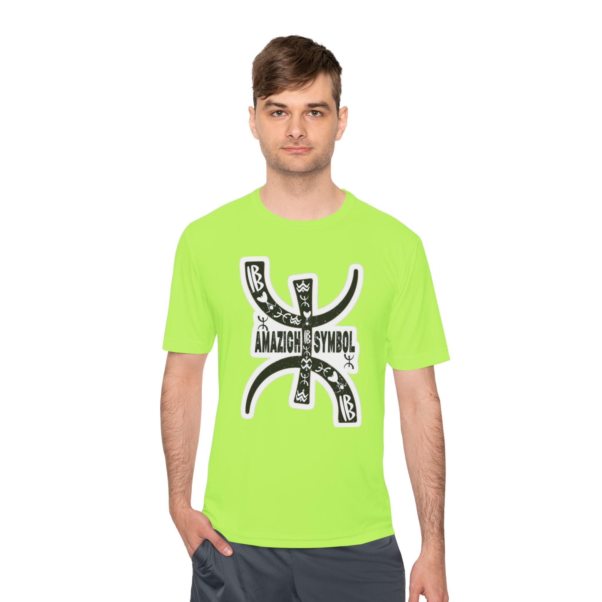 Amazigh Symbol Athletic Tee - Gift for Adventurers