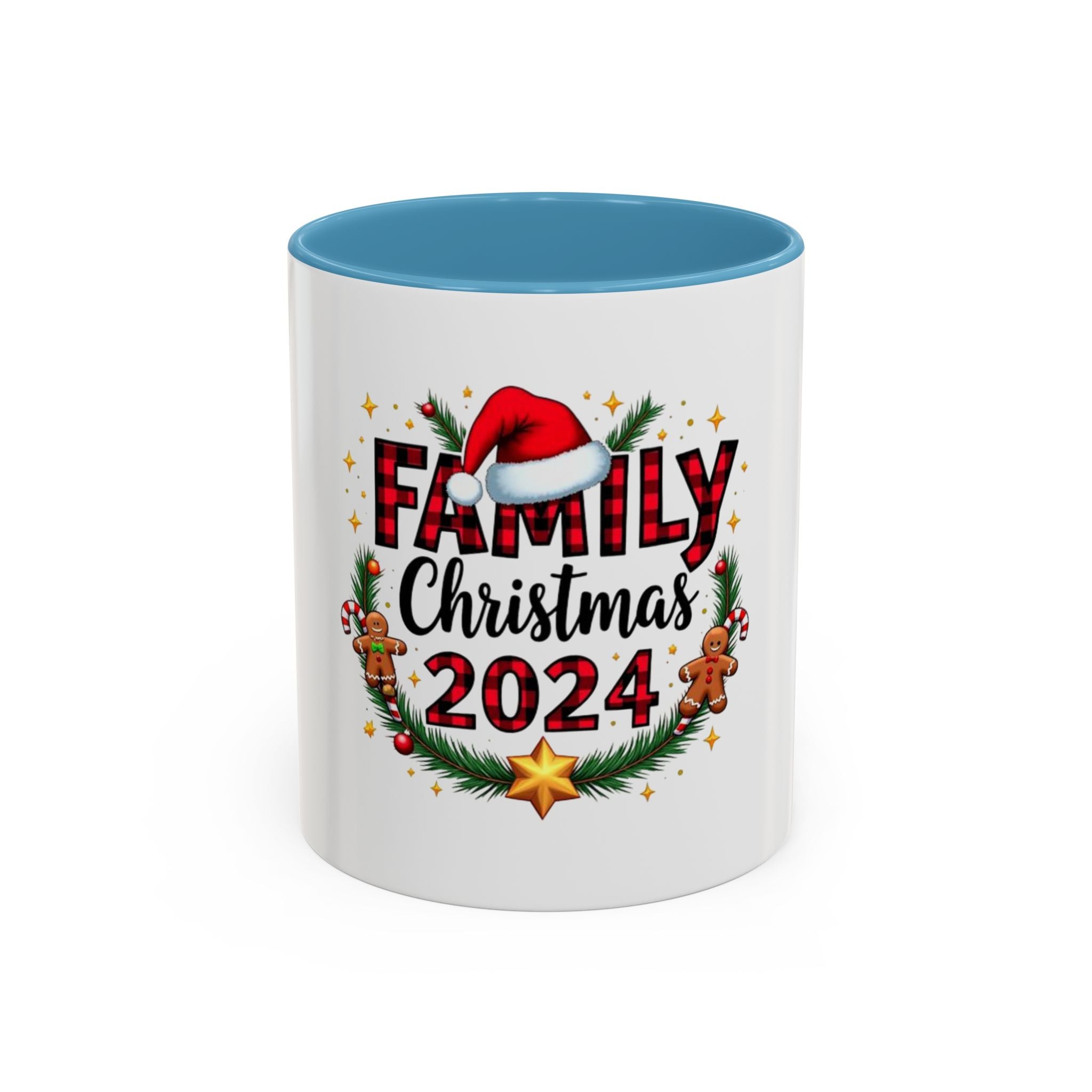 Tasse en Céramique Accentuée famille - 11 oz & 15 oz, Poignée Ergonomique, Sans Plomb & BPA