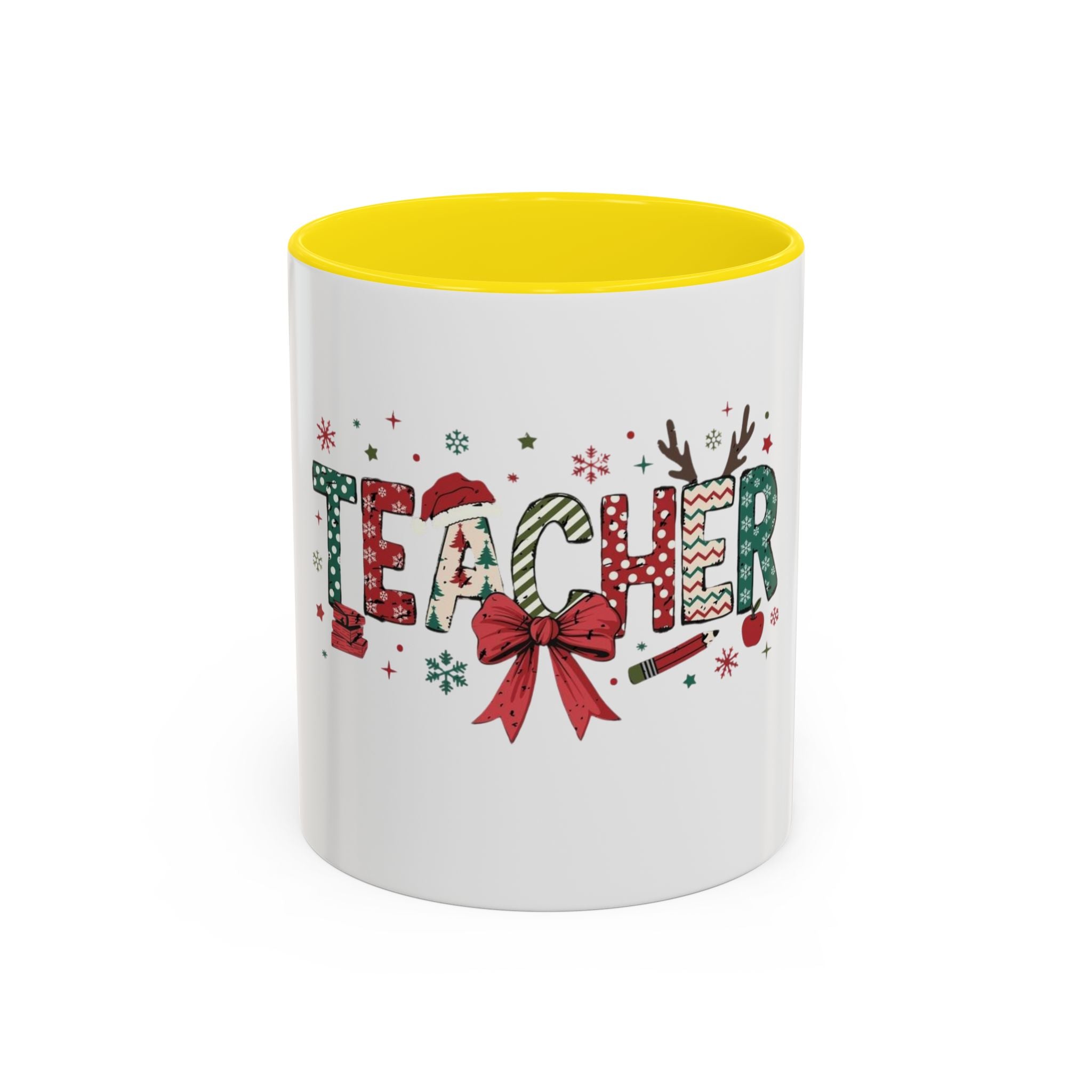 Tasse de Noël teacher en ceramic , Mug (11, 15oz)
