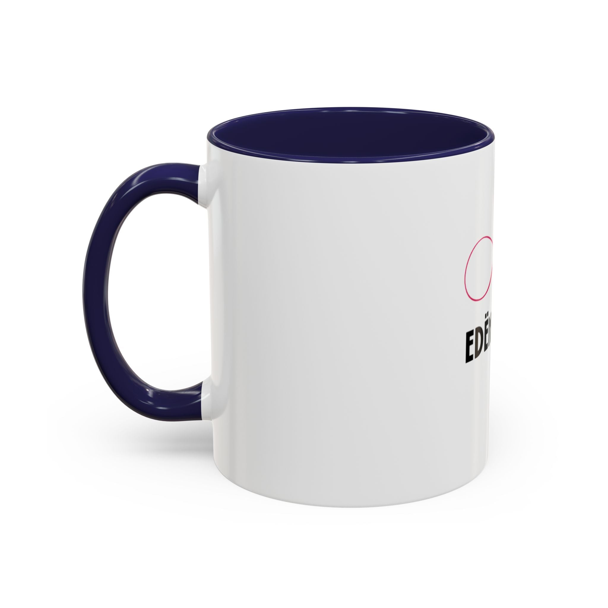Tasse en Céramique Accentuée INFINI - 11 oz & 15 oz, Poignée Ergonomique, Sans Plomb & BPA