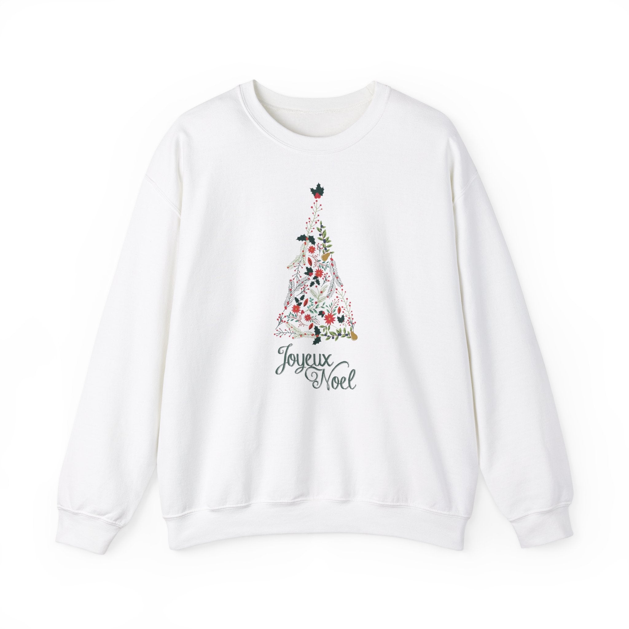 Pull à col rond avec arbres de Noël, chemise de Noël pour unisex , t-shirt joyeux Noël, pull pour Noël