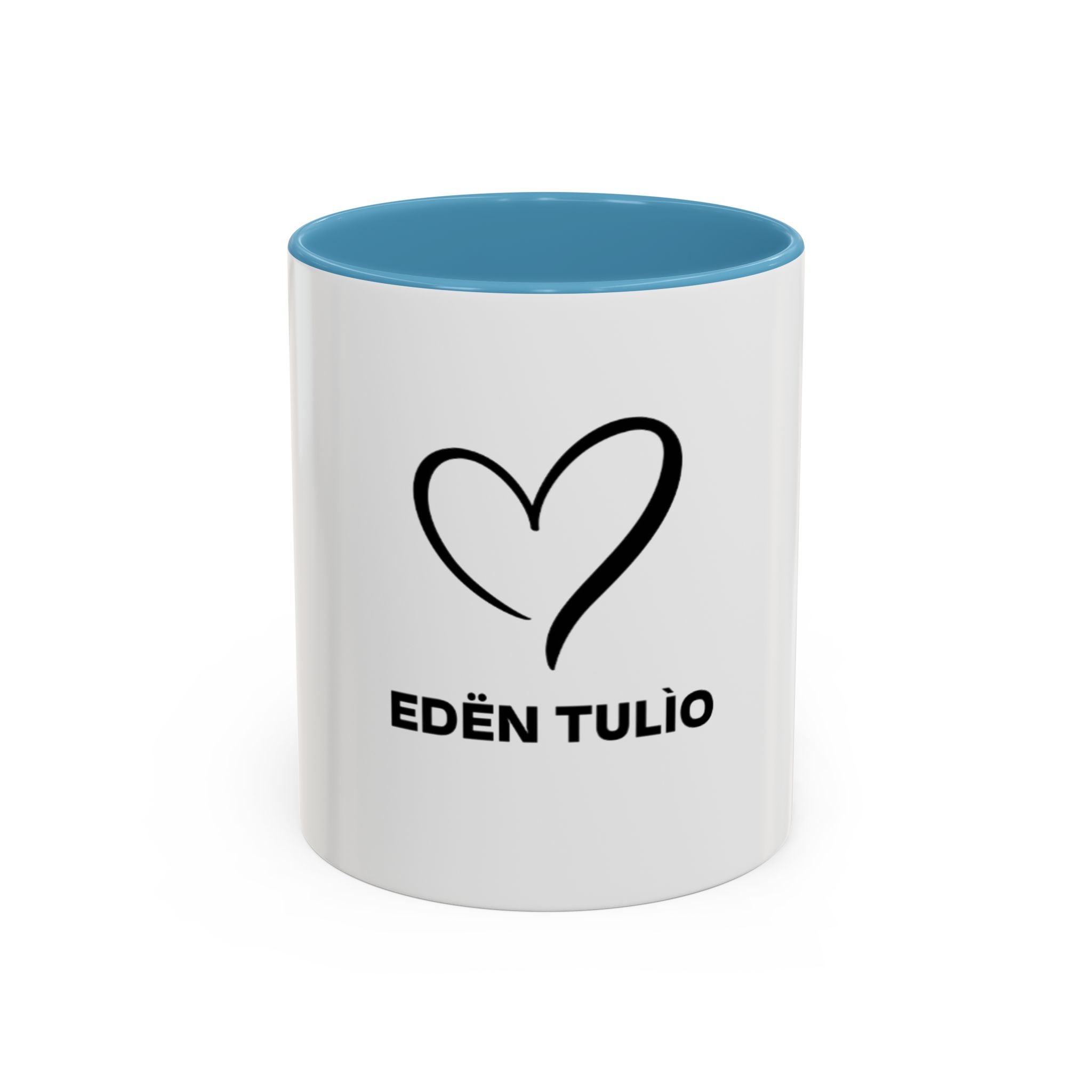 Tasse en Céramique Accentuée EDEN TULIO - 11 oz & 15 oz, Poignée Ergonomique, Sans Plomb & BPA