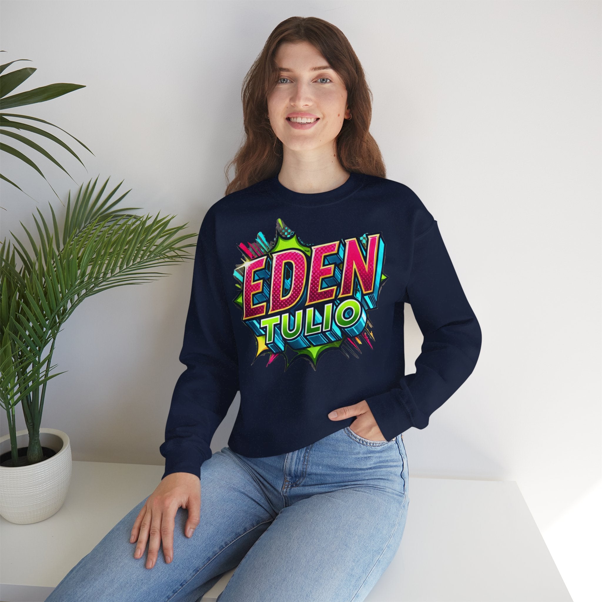 sweat-shirt ras du cou Gildan, fabriqué en mélange épais de coton et polyester US