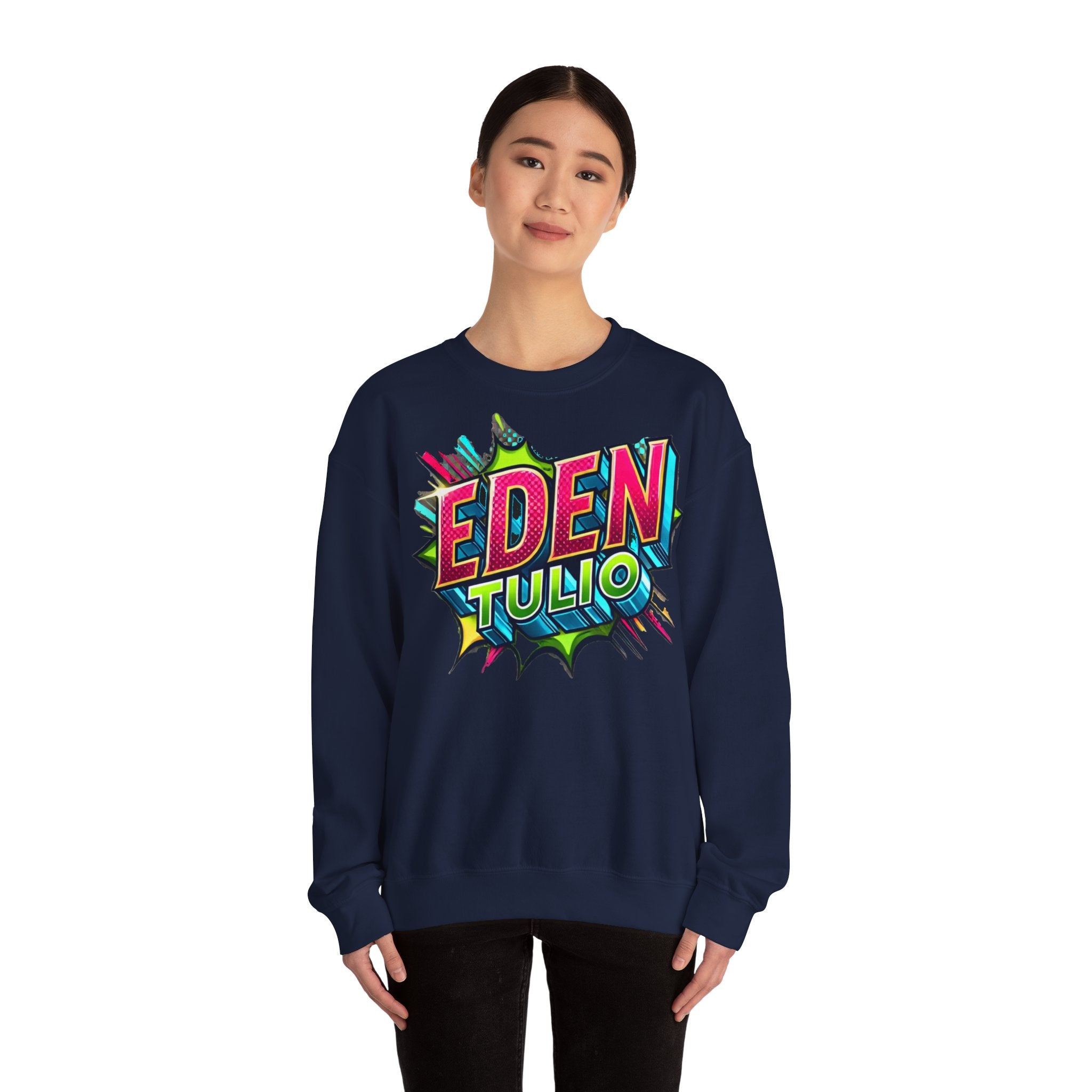sweat-shirt ras du cou Gildan, fabriqué en mélange épais de coton et polyester US