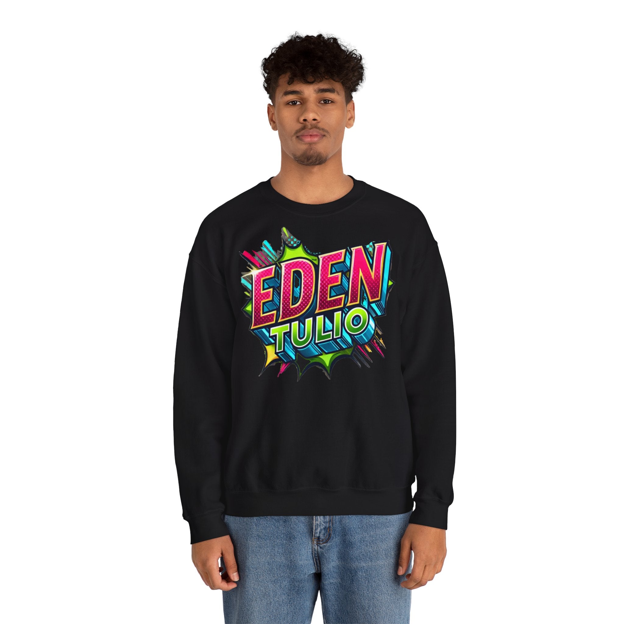 sweat-shirt ras du cou Gildan, fabriqué en mélange épais de coton et polyester US