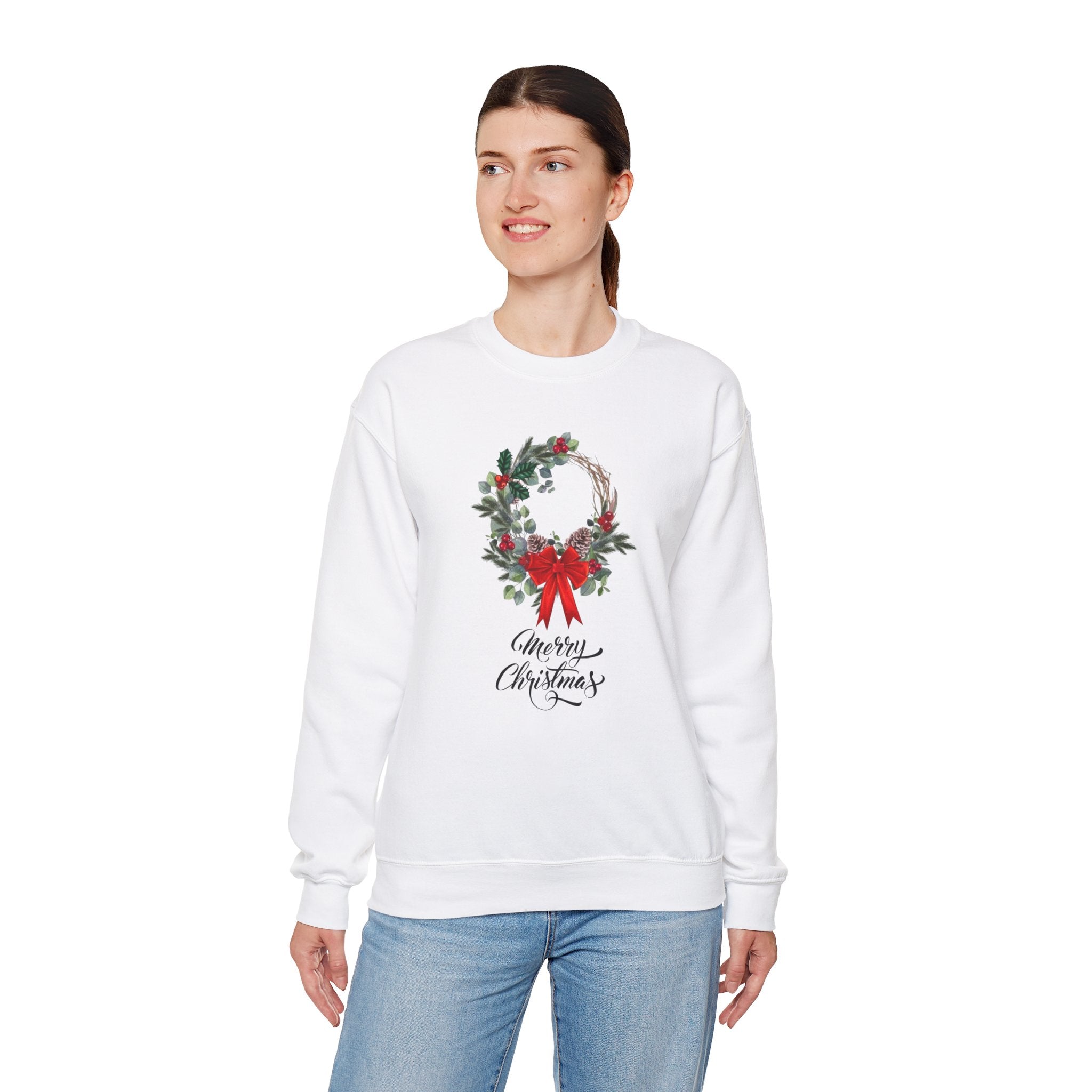 sweat-shirt unisexe à col rond parfait pour toutes les situations. Fabriqué à partir d’un mélange de coton et de polyester de poids moyen, combinaison idéale de confort