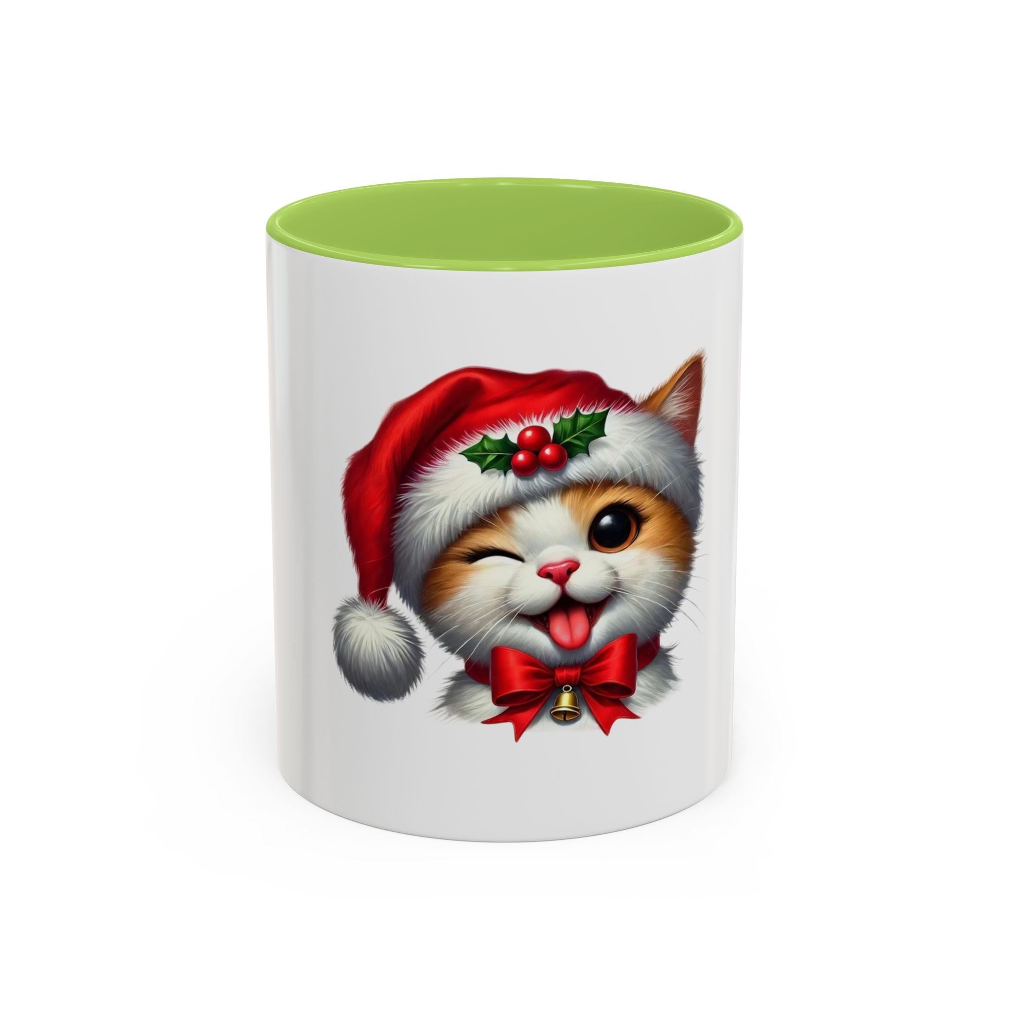 Tasse en Céramique Accentuée chaton - 11 oz & 15 oz, Poignée Ergonomique, Sans Plomb & BPA