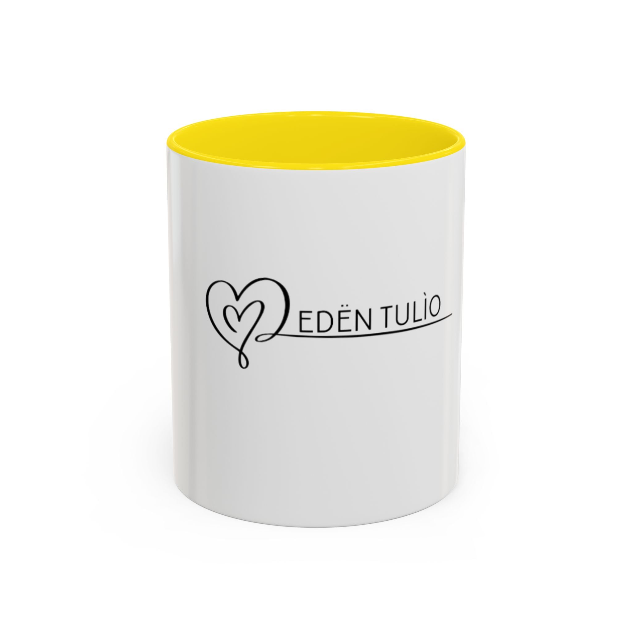 Tasse en Céramique avec Poignée Ergonomique - Disponible en 11 oz et 15 oz, Couleurs Contrastées, Sans Plomb ni BPA