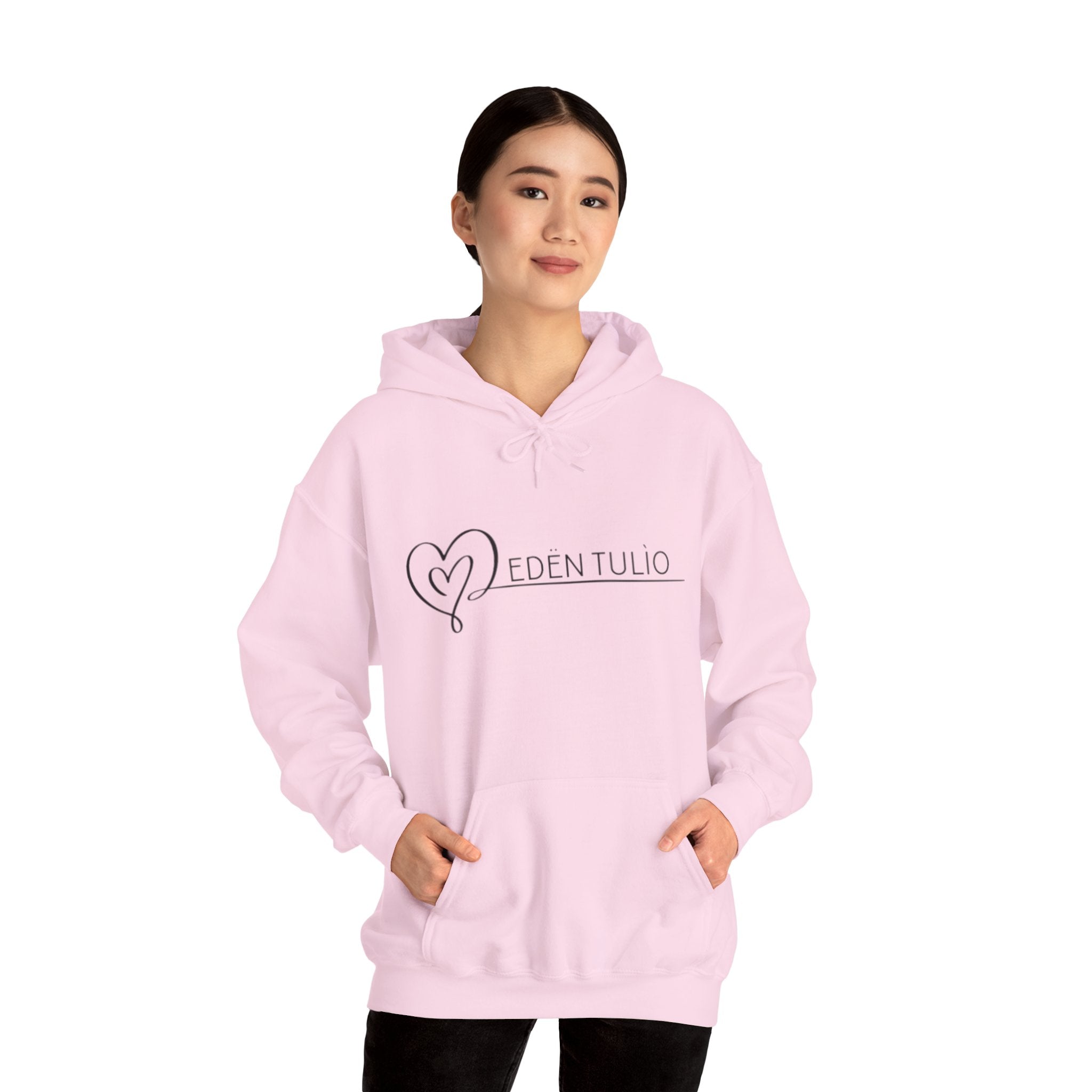 Sweat-shirt à Capuche Unisexe signature Eden Tulio - Mélange Coton/Polyester, Confort, Style et Personnalisable