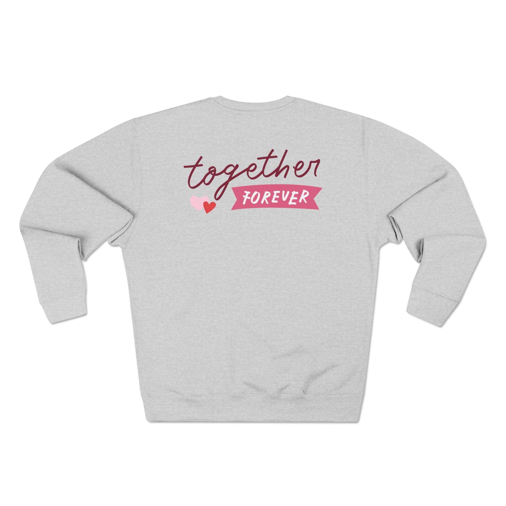 Motivational Crewneck Sweatshirt - Dream Big Positive Vibes, Gift for Him Her, Cozy Apparel Together Forever, Inspirational Jumper, Unisex
