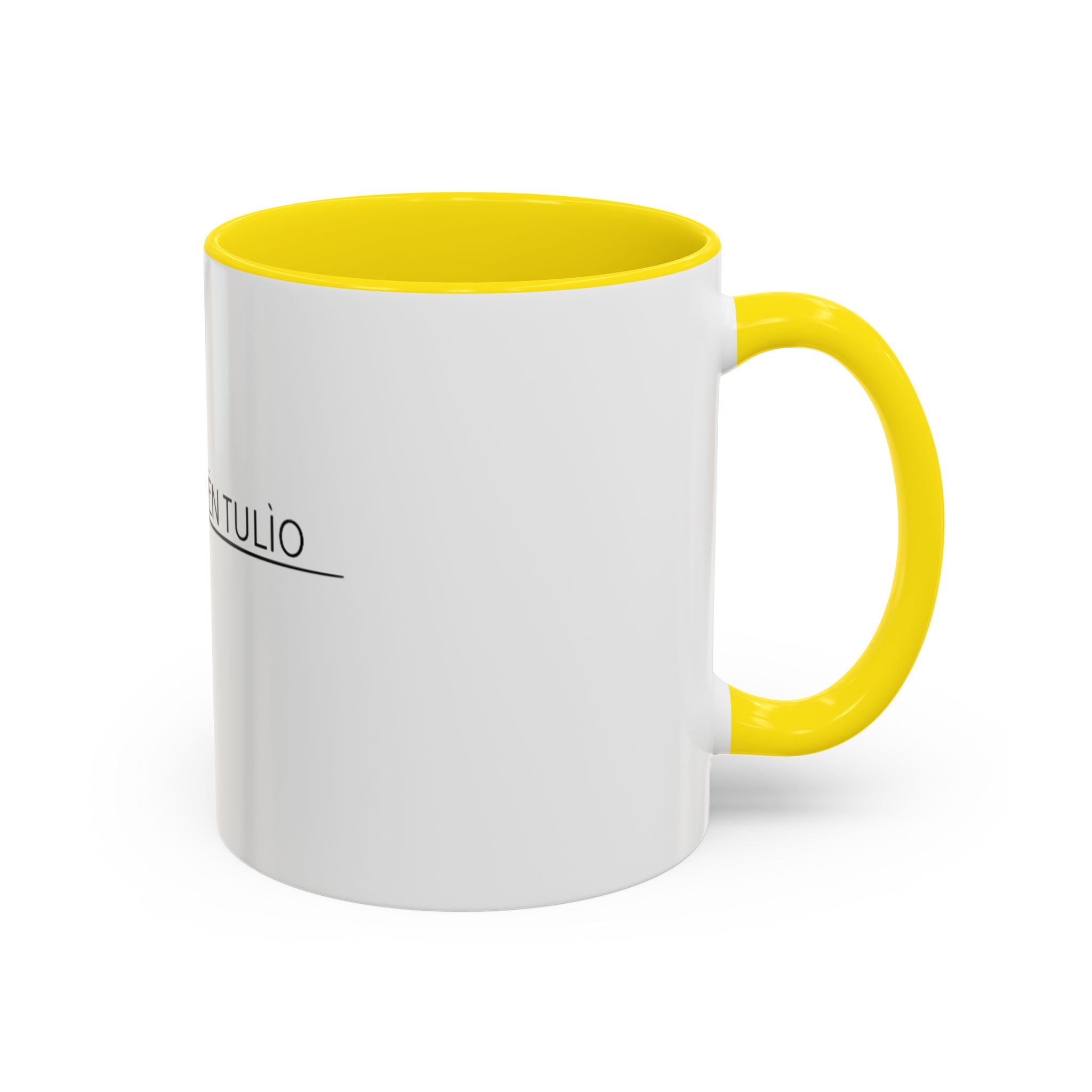 Tasse en Céramique avec Poignée Ergonomique - Disponible en 11 oz et 15 oz, Couleurs Contrastées, Sans Plomb ni BPA