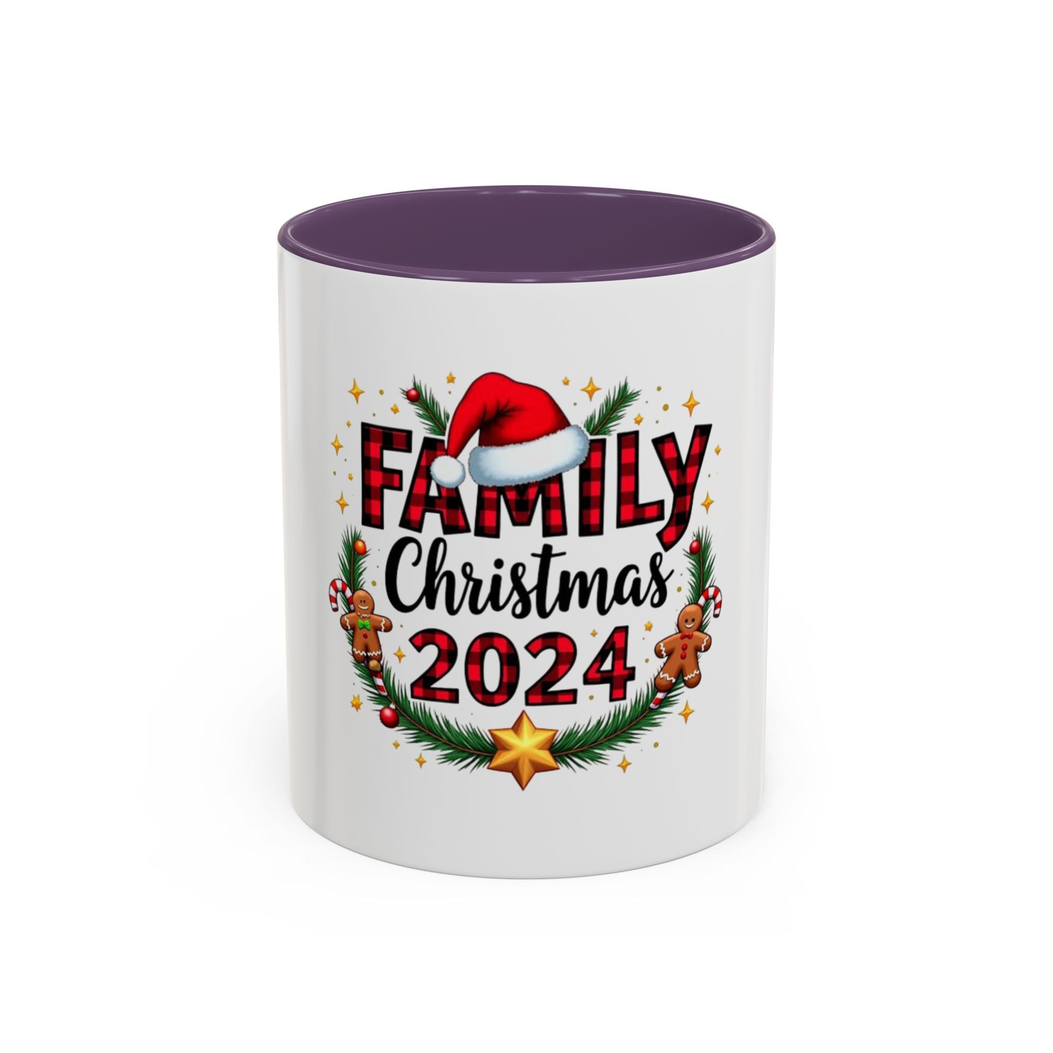 Tasse en Céramique Accentuée famille - 11 oz & 15 oz, Poignée Ergonomique, Sans Plomb & BPA