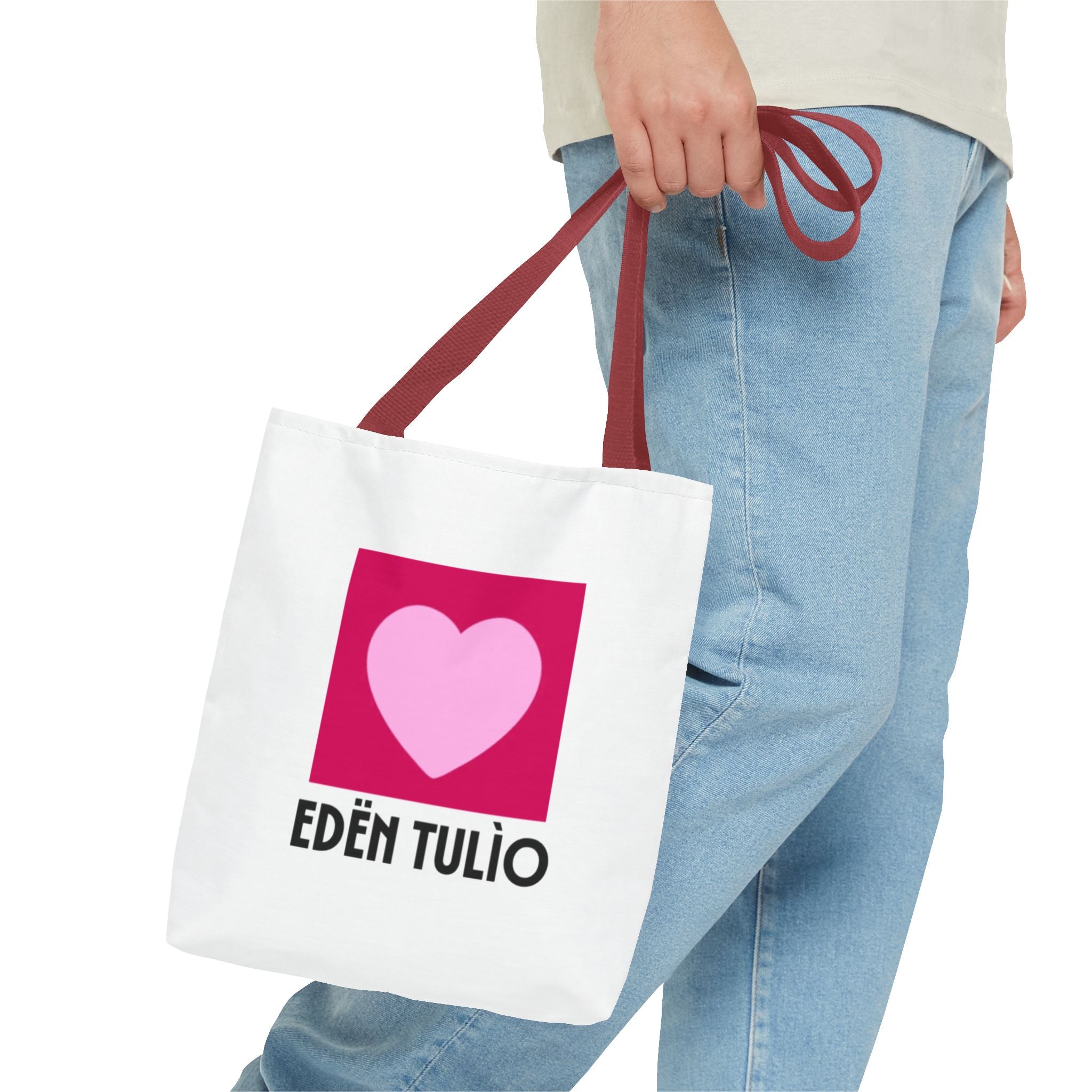Sacs Fourre-coeur Eden Tulio- 3 Tailles, Poignées Colorées, Tissu Résistant en Polyester