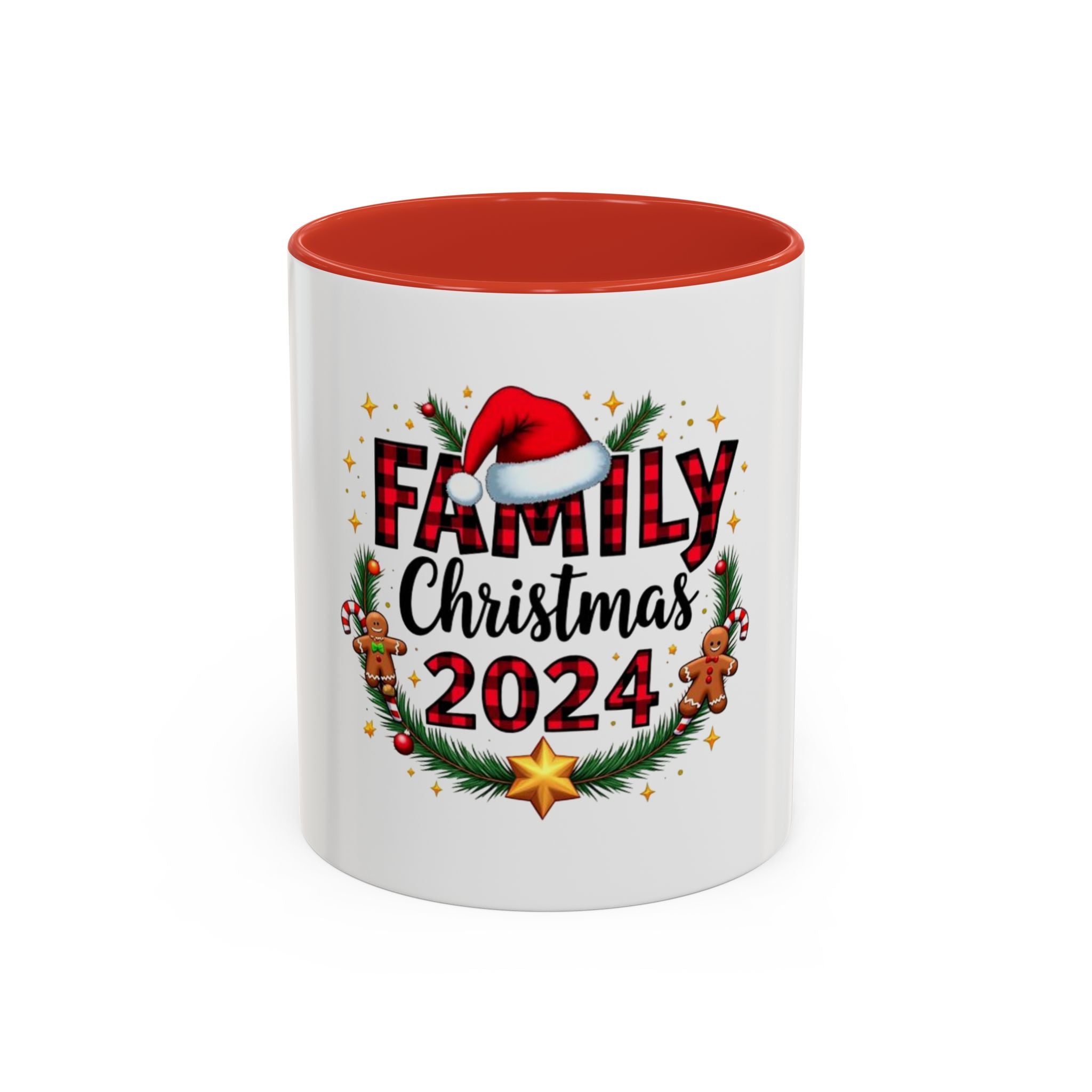 Tasse en Céramique Accentuée famille - 11 oz & 15 oz, Poignée Ergonomique, Sans Plomb & BPA