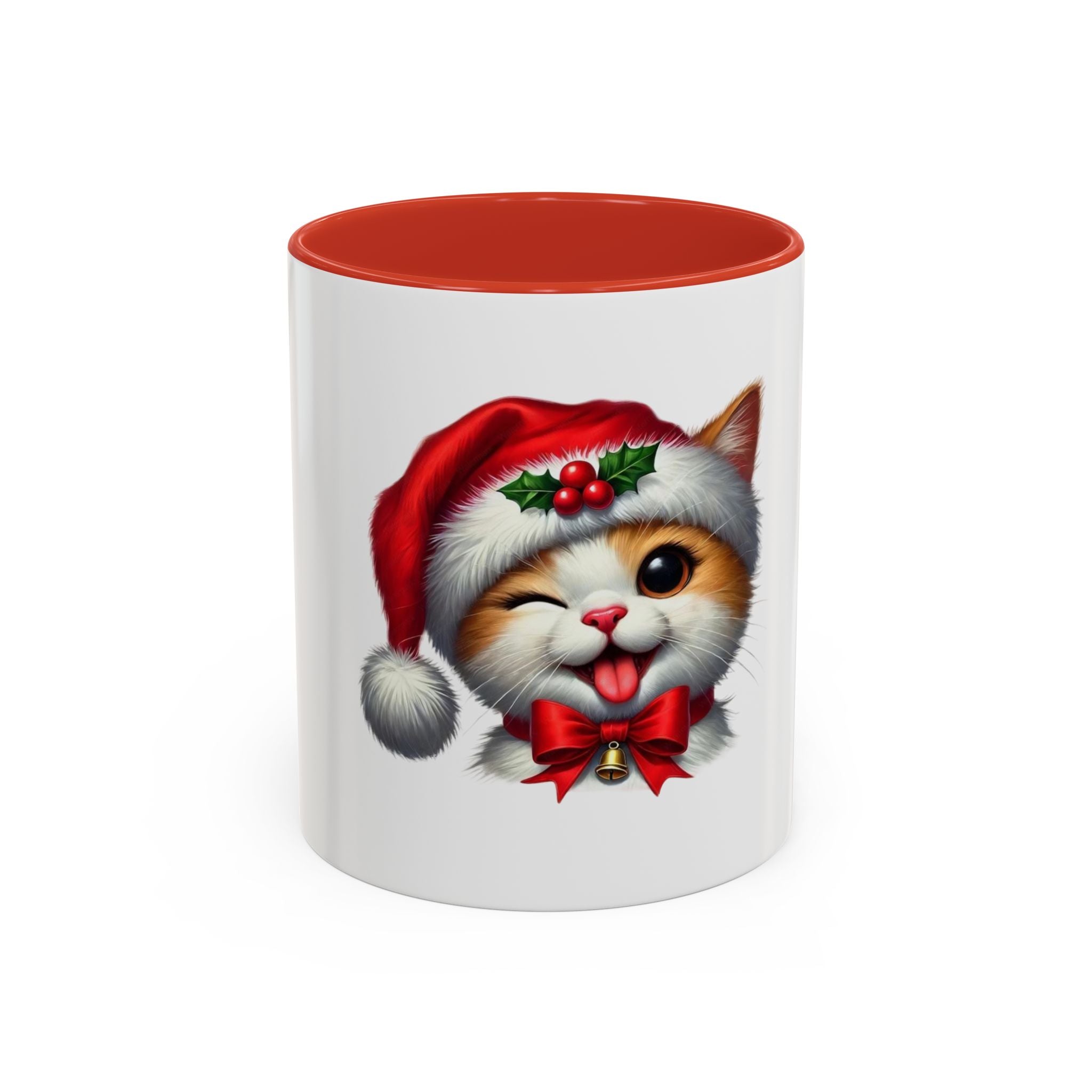 Tasse en Céramique Accentuée chaton - 11 oz & 15 oz, Poignée Ergonomique, Sans Plomb & BPA