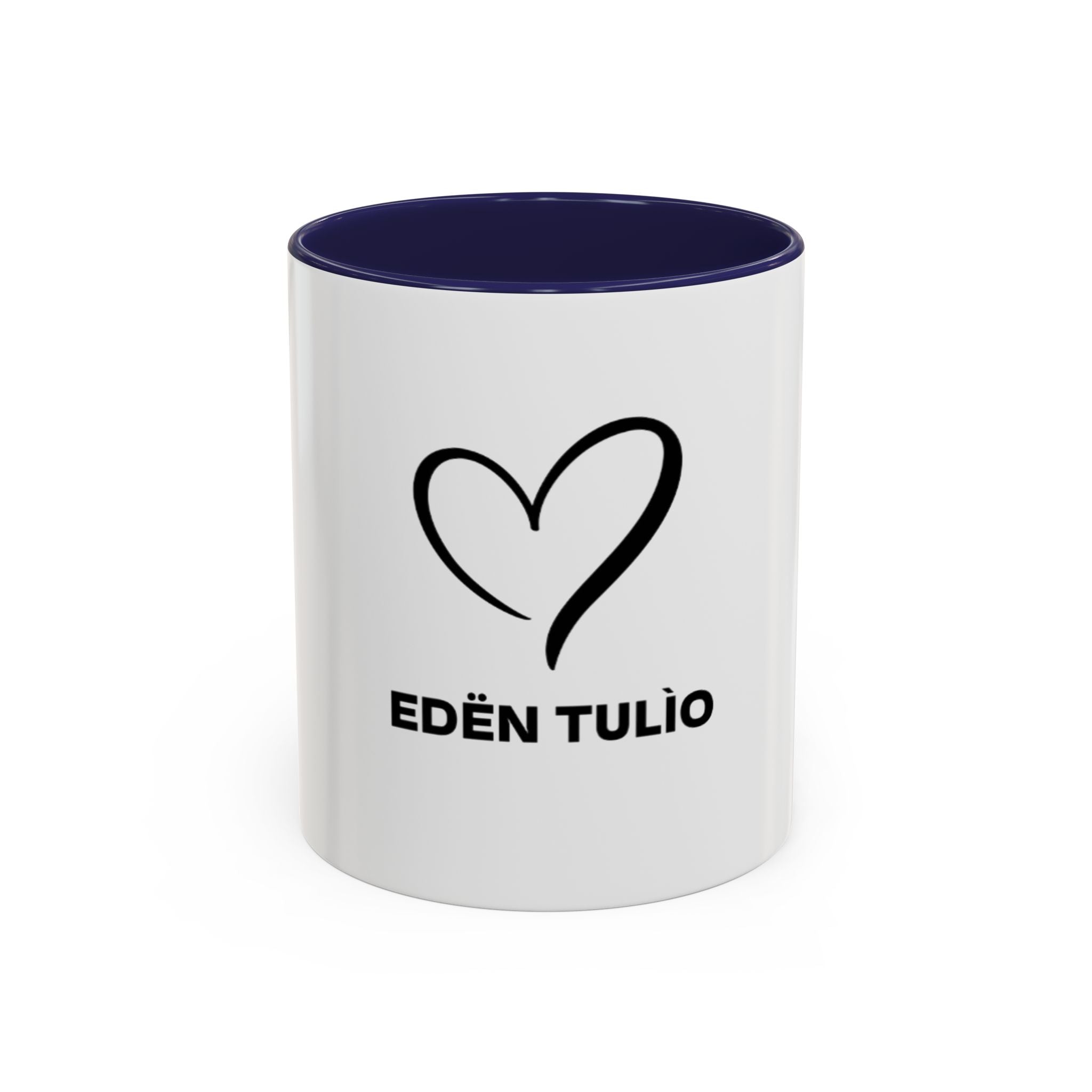 Tasse en Céramique Accentuée EDEN TULIO - 11 oz & 15 oz, Poignée Ergonomique, Sans Plomb & BPA
