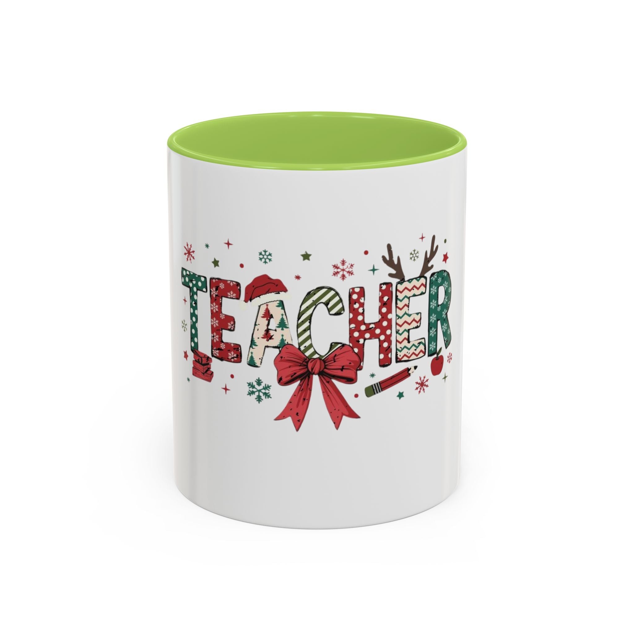 Tasse de Noël teacher en ceramic , Mug (11, 15oz)