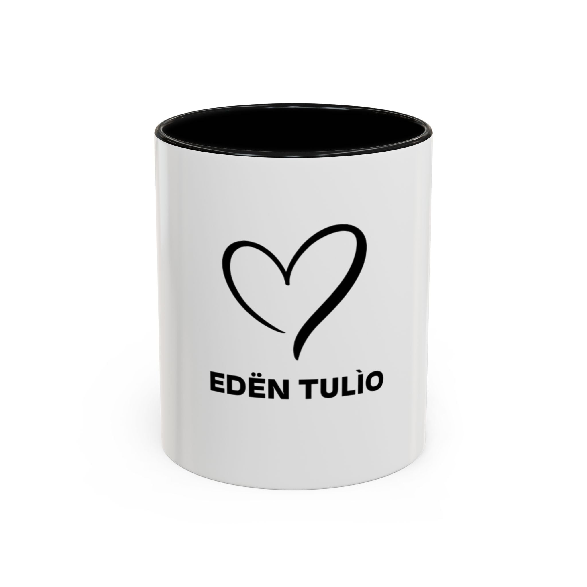 Tasse en Céramique Accentuée EDEN TULIO - 11 oz & 15 oz, Poignée Ergonomique, Sans Plomb & BPA