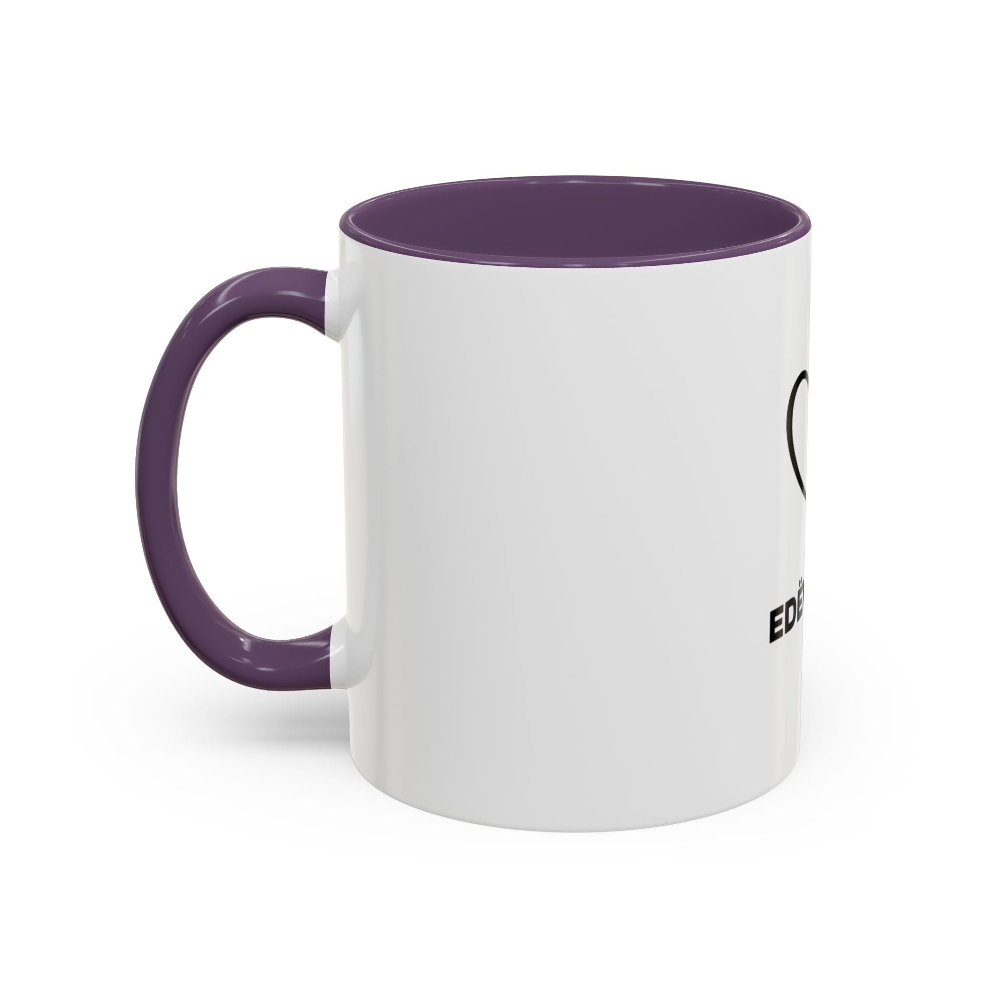 Tasse en Céramique Accentuée EDEN TULIO - 11 oz & 15 oz, Poignée Ergonomique, Sans Plomb & BPA
