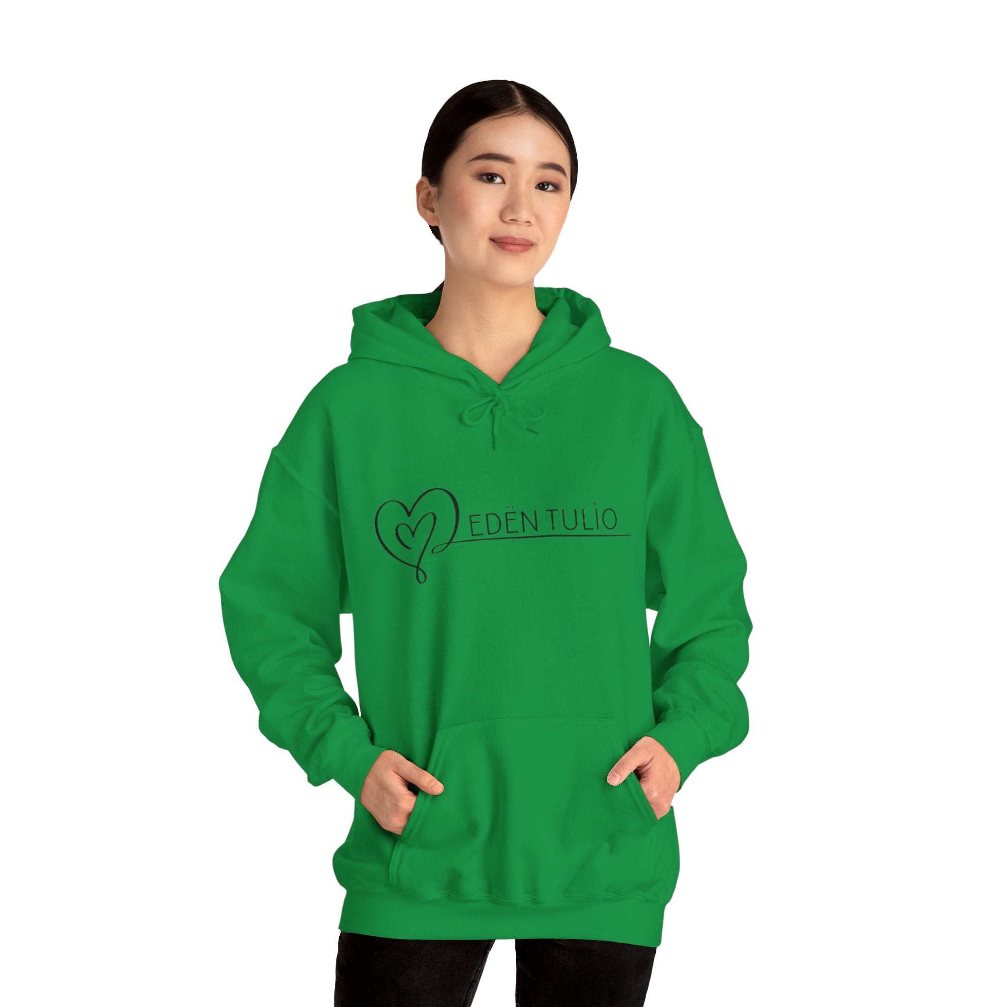 Sweat-shirt à Capuche Unisexe signature Eden Tulio - Mélange Coton/Polyester, Confort, Style et Personnalisable