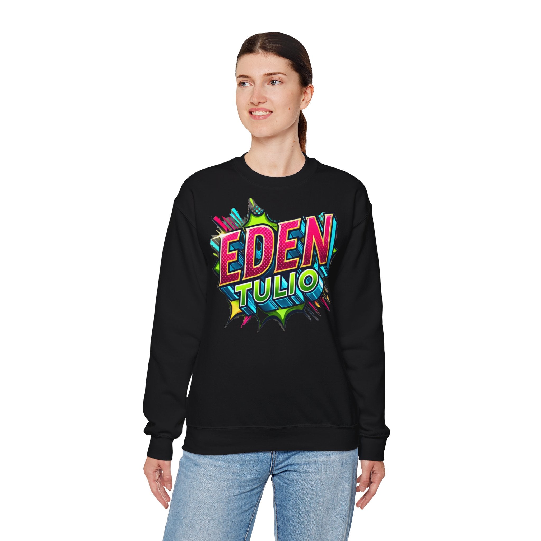 sweat-shirt ras du cou Gildan, fabriqué en mélange épais de coton et polyester US