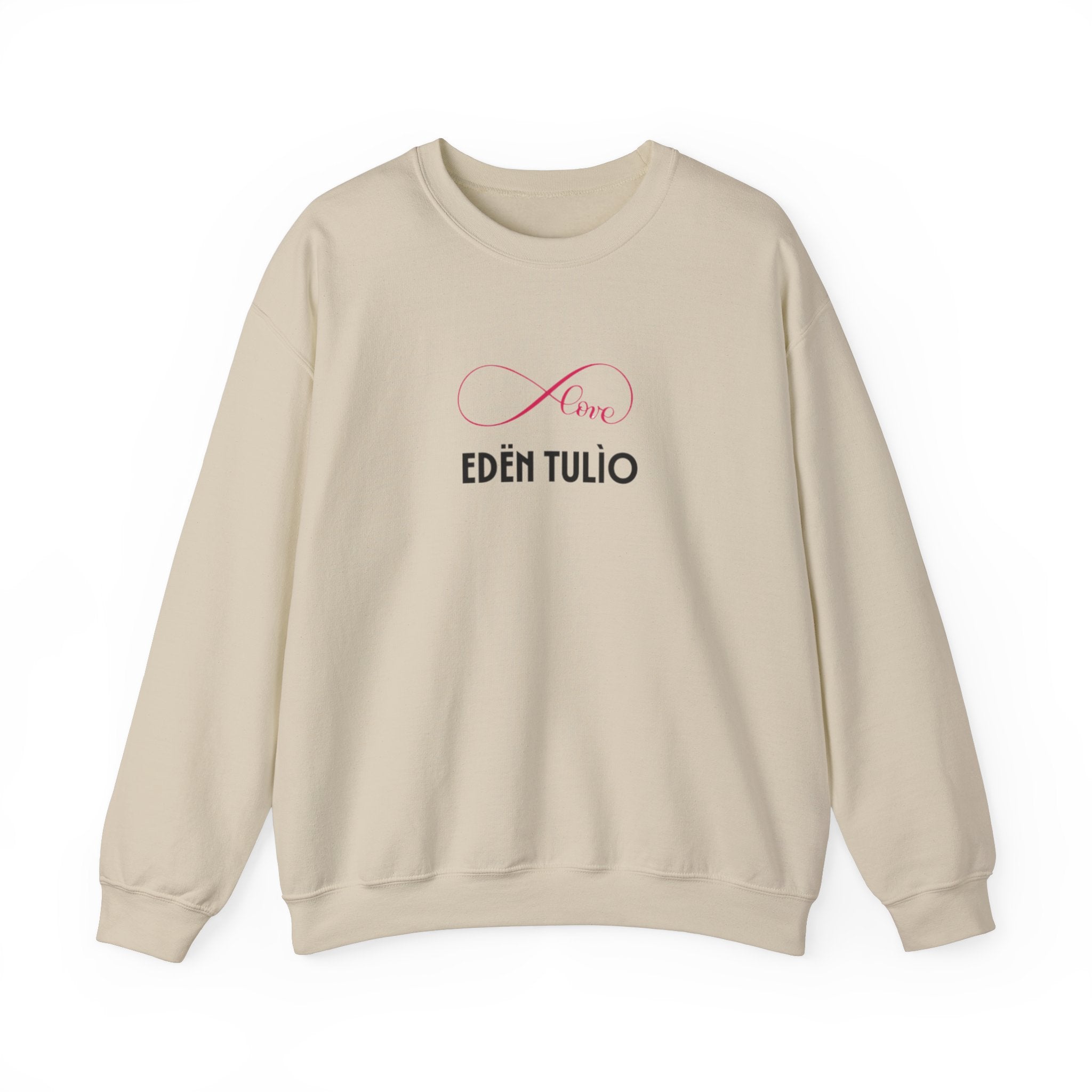 Sweat-shirt à Col rond infinity Unisexe en Mélange Épais