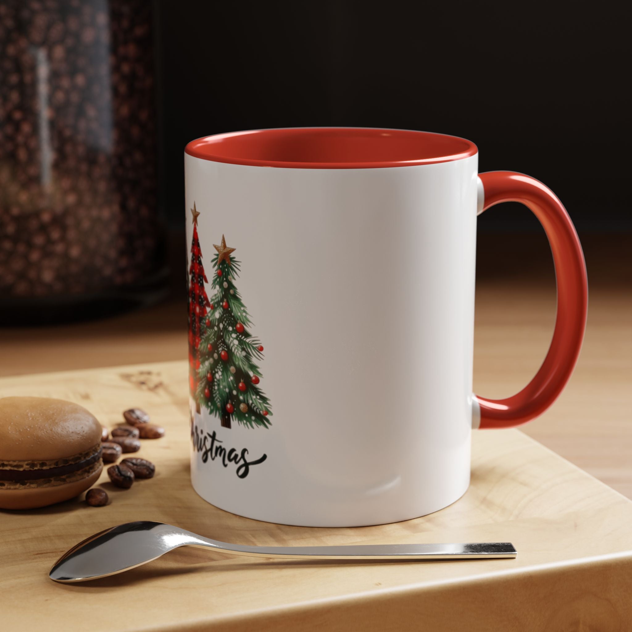 Tasse de noel en Céramique Accentuée - 11 oz & 15 oz, Poignée Ergonomique, Sans Plomb & BPA