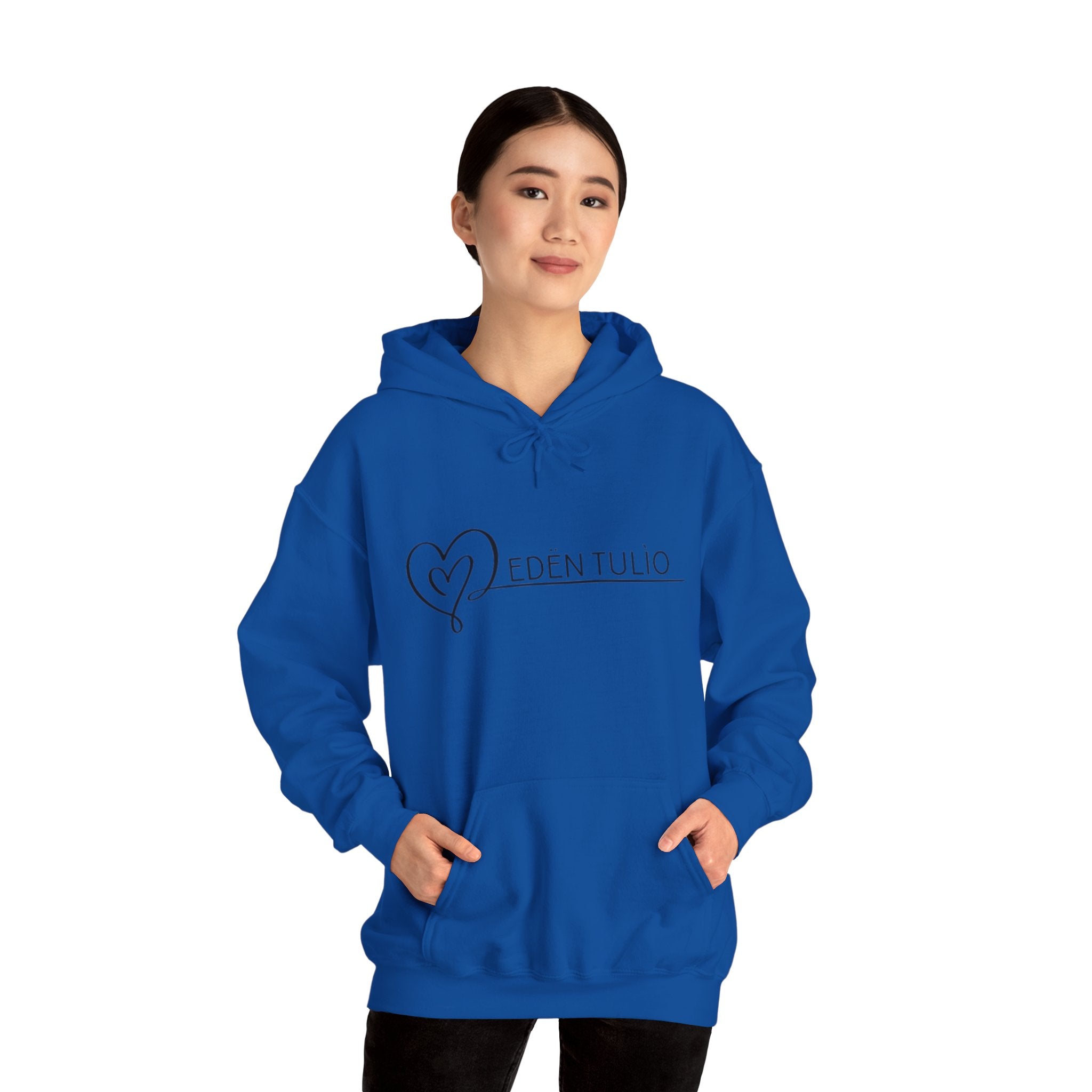 Sweat-shirt à Capuche Unisexe signature Eden Tulio - Mélange Coton/Polyester, Confort, Style et Personnalisable