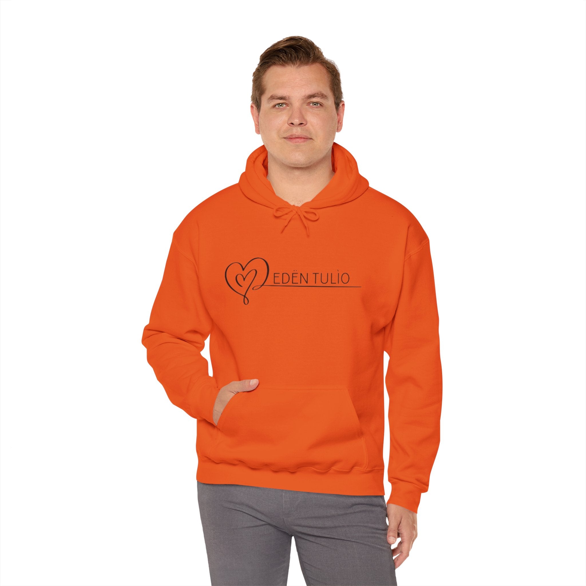 Sweat-shirt à Capuche Unisexe signature Eden Tulio - Mélange Coton/Polyester, Confort, Style et Personnalisable