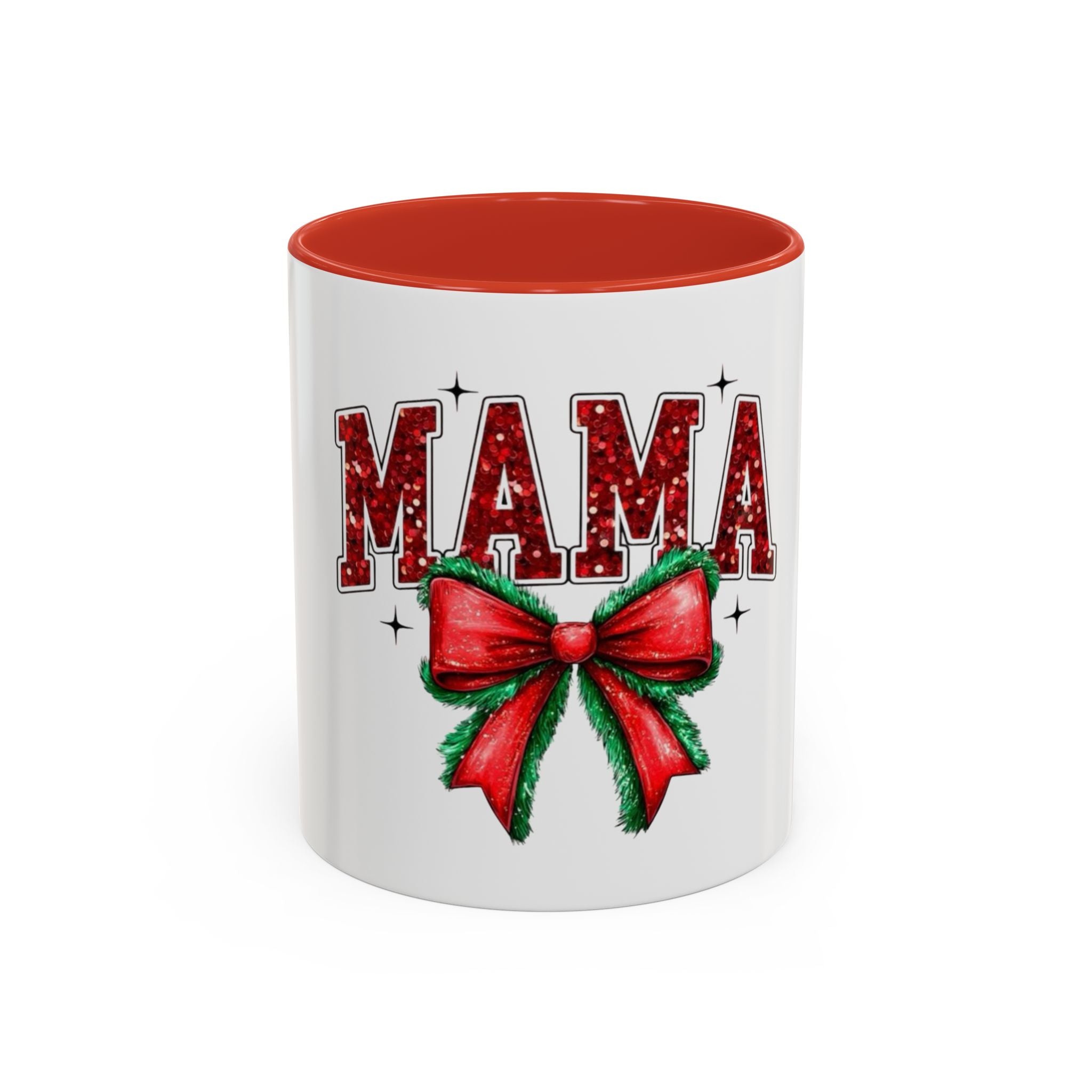 Tasse en Céramique Accentuée Mama - 11 oz & 15 oz, Poignée Ergonomique, Sans Plomb & BPA