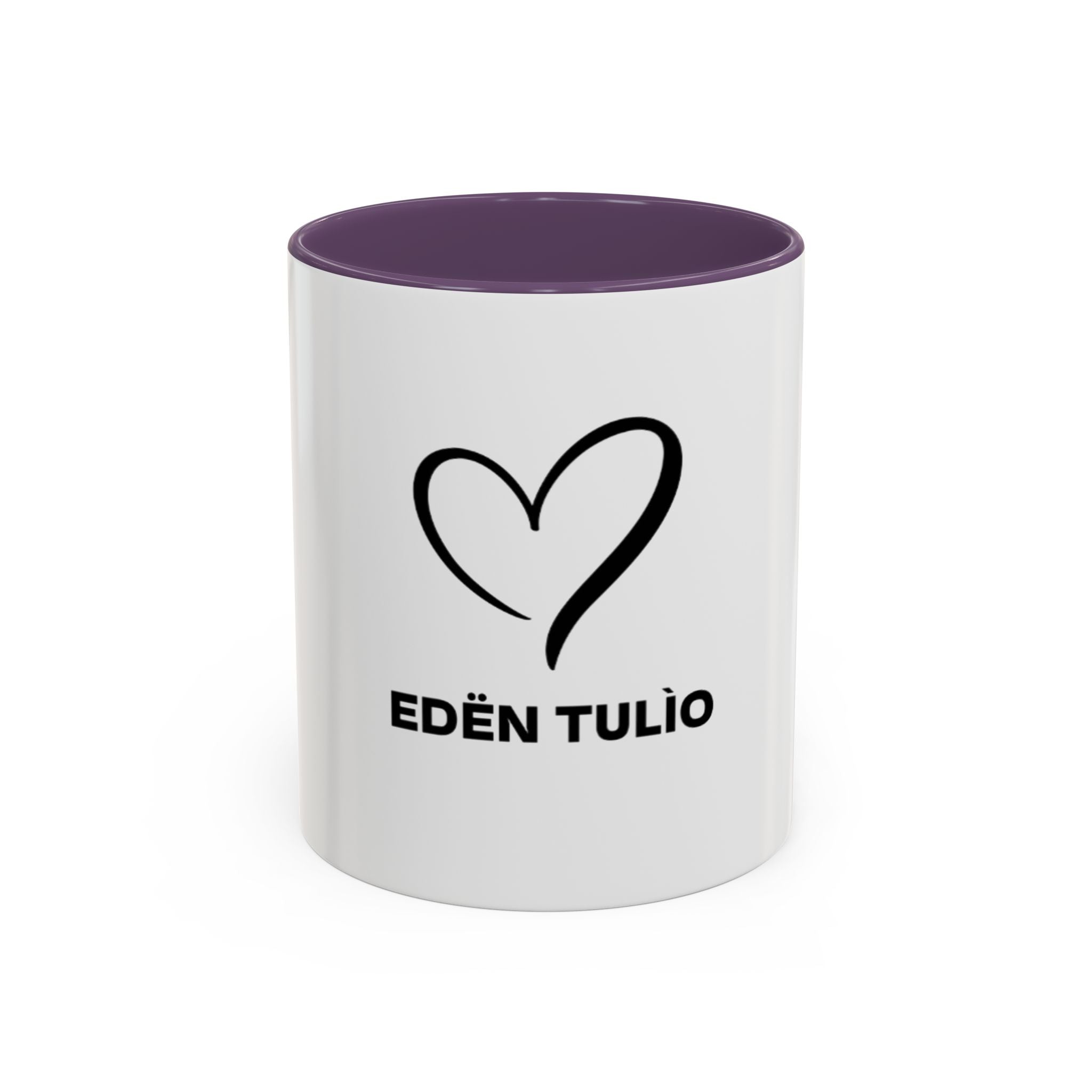 Tasse en Céramique Accentuée EDEN TULIO - 11 oz & 15 oz, Poignée Ergonomique, Sans Plomb & BPA