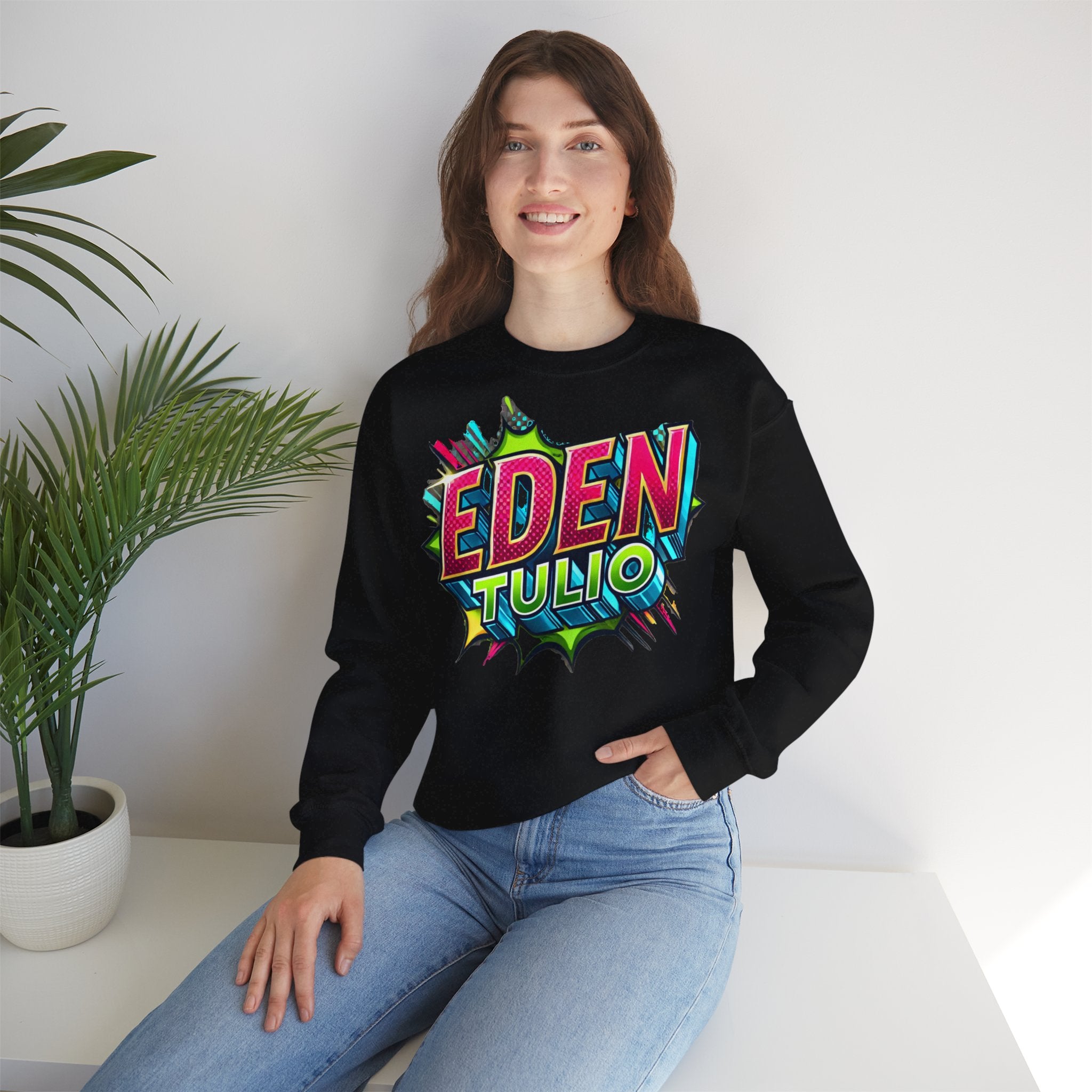 sweat-shirt ras du cou Gildan, fabriqué en mélange épais de coton et polyester US